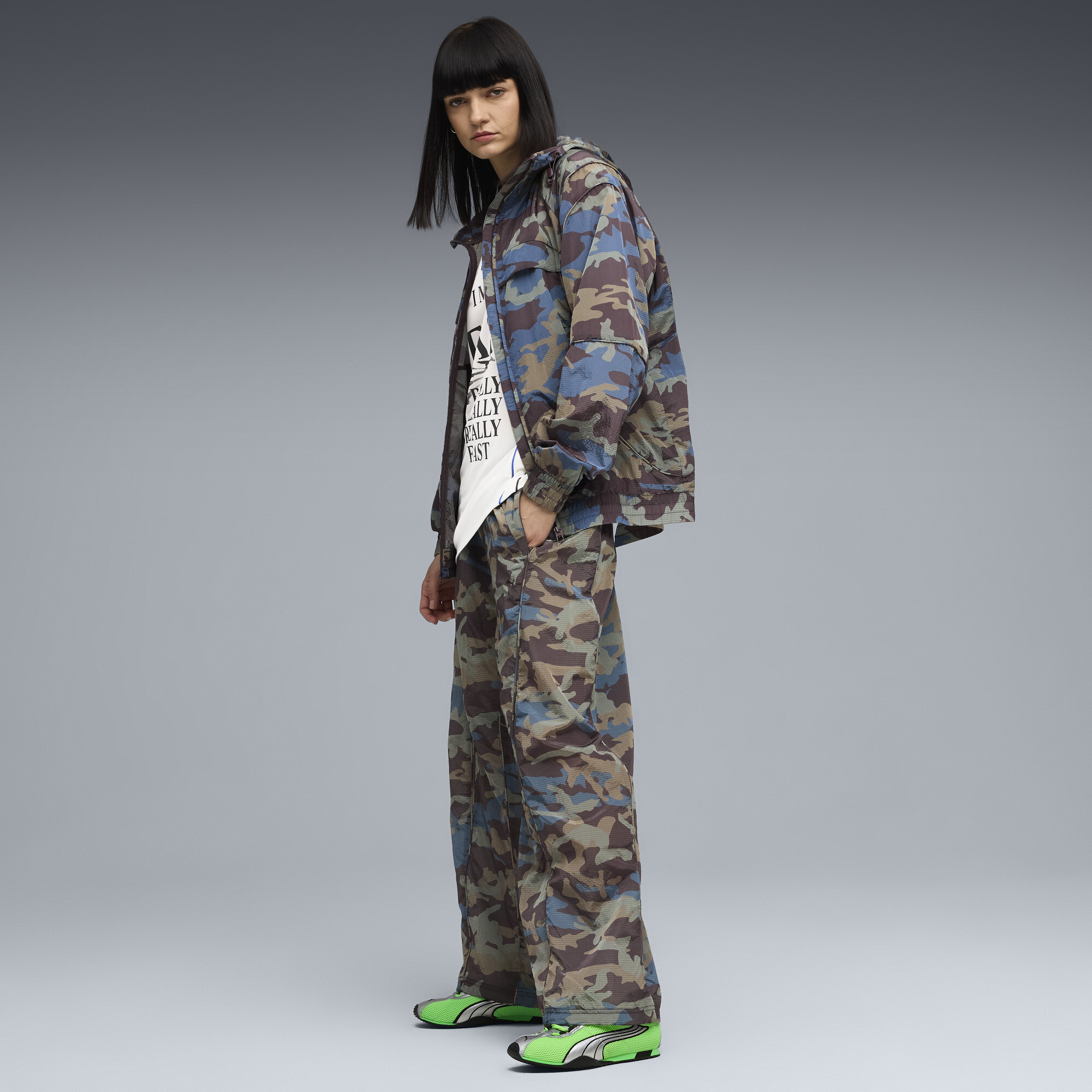 PUMA H-Street OG uniseks sneakers, Groen/Zilver, Maat 40 thumbnail 9