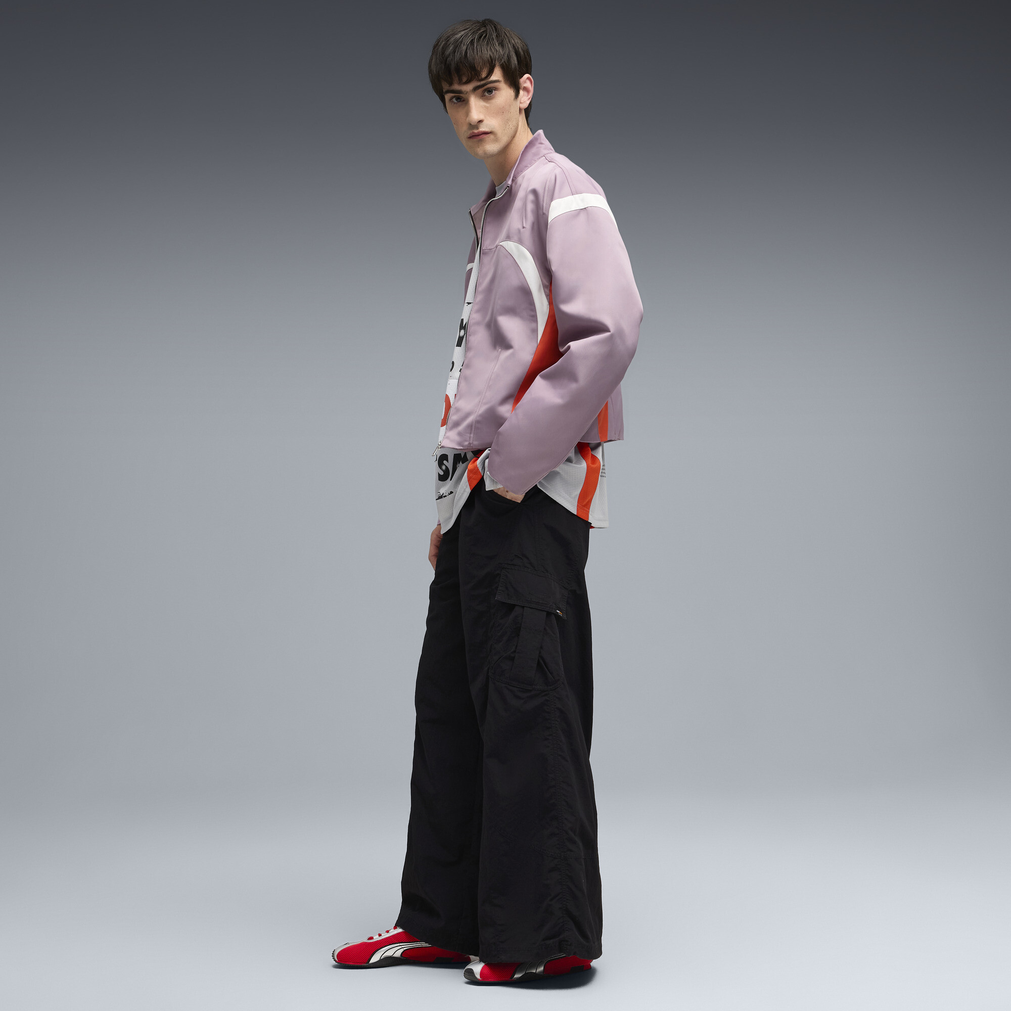 PUMA H-Street OG uniseks sneakers, Rood/Zilver, Maat 48 thumbnail 7