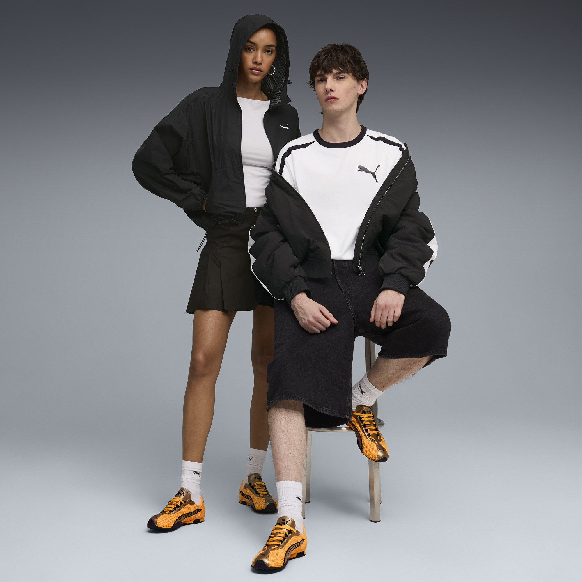 PUMA H-Street OG uniseks sneakers, Goud, Maat 40 thumbnail 7