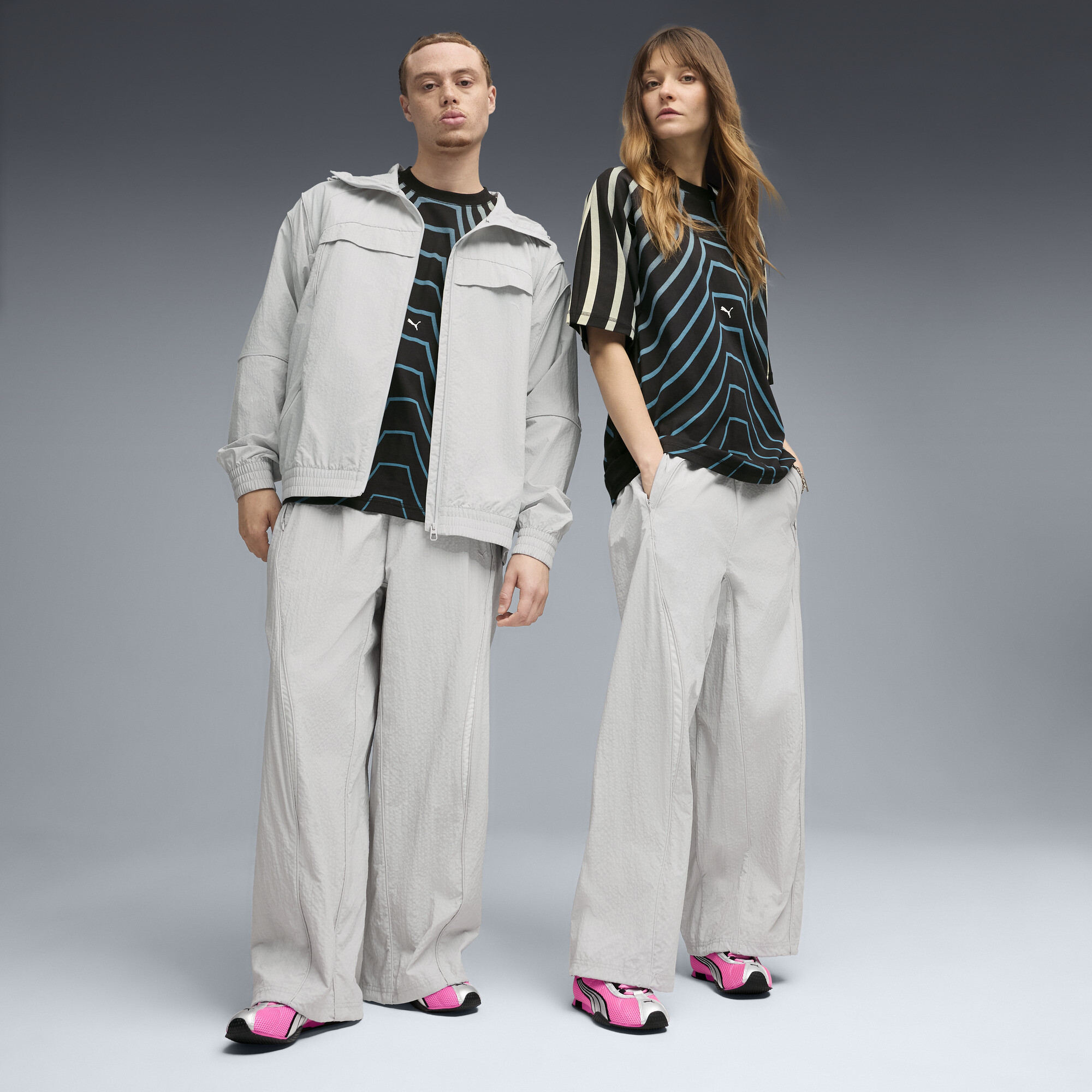 PUMA H-Street OG uniseks sneakers, Roze/Zilver, Maat 38,5 thumbnail 7