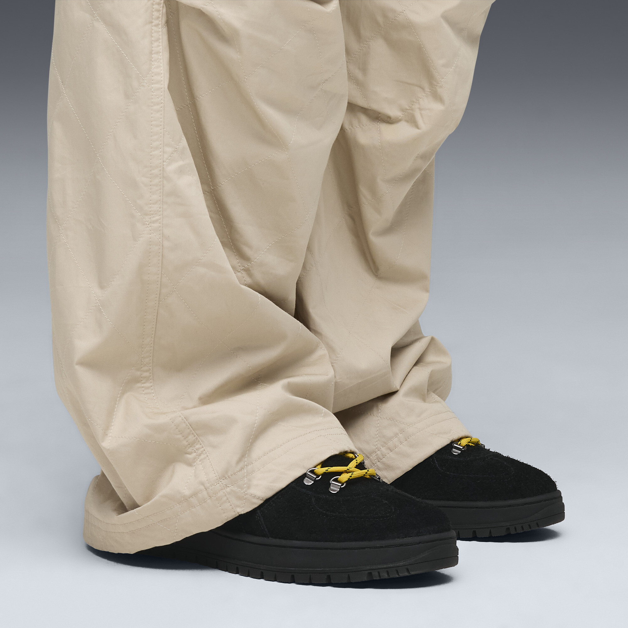 PUMA Palermo Alpino Fuzzy sneakers, Zwart/Geel, Maat 36 thumbnail 8