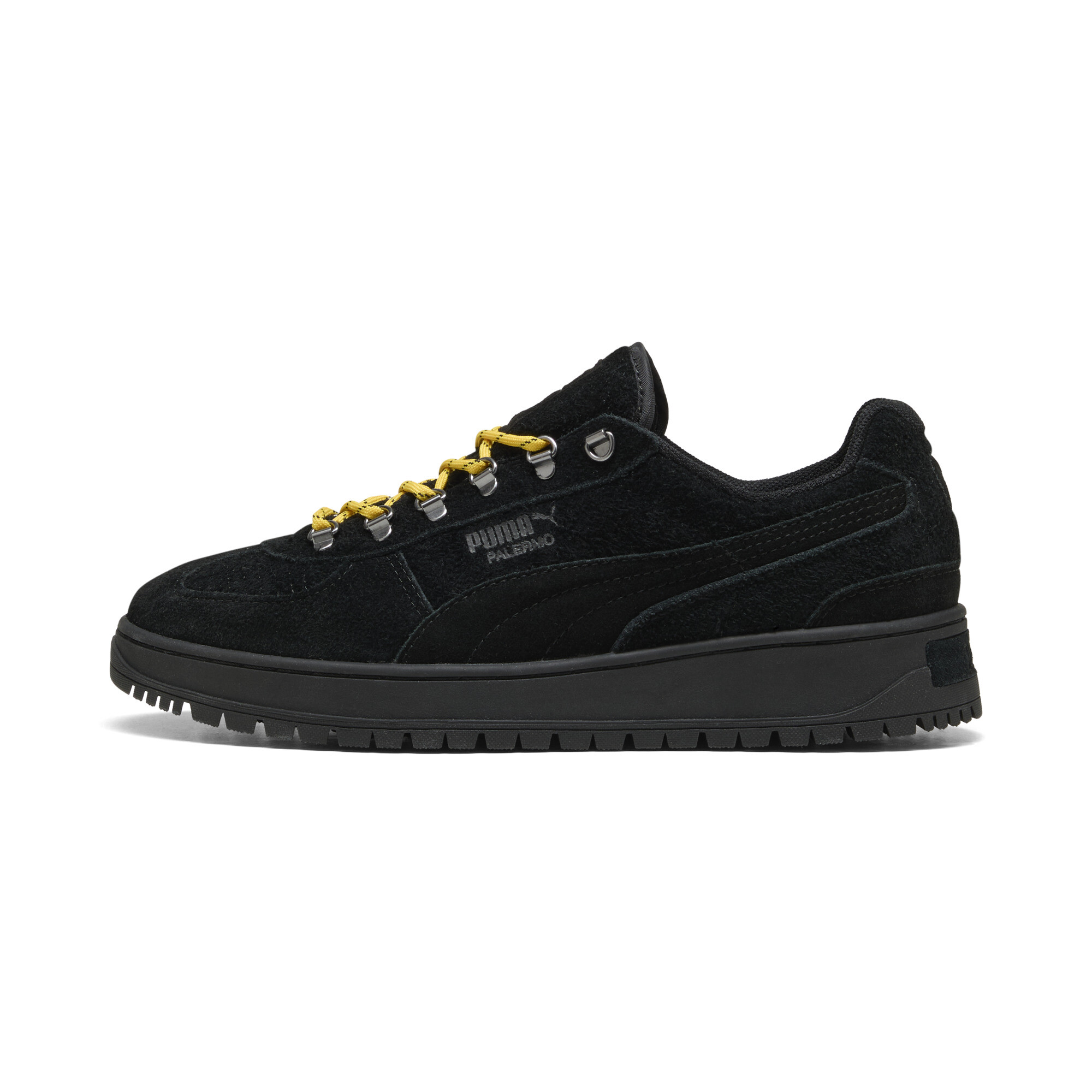 PUMA Palermo Alpino Fuzzy Sneakers in Black - 403699_01