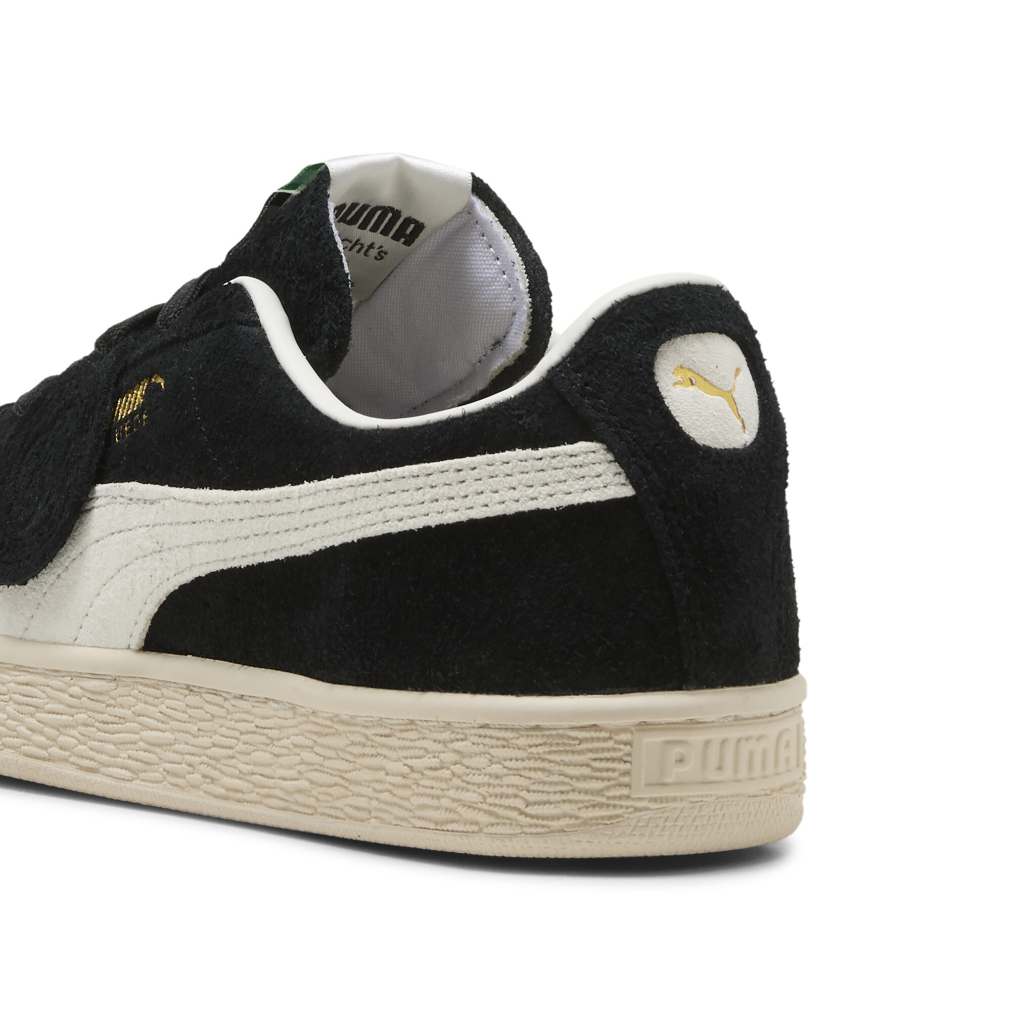 PUMA Suede Charles F. Stead I uniseks sneakers, Zwart/Wit, Maat 37 thumbnail 5