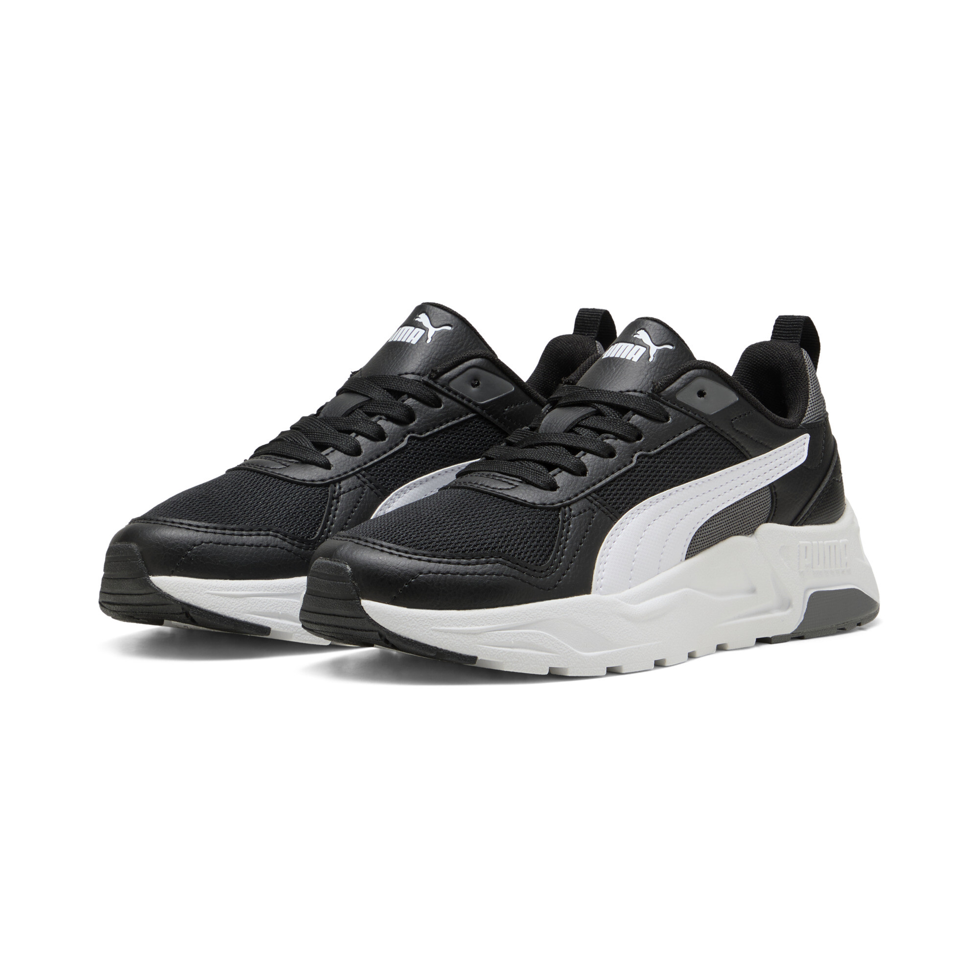 PUMA Trinity 2 LT sneakers, Zwart/Grijs/Wit, Maat 37,5 thumbnail 6