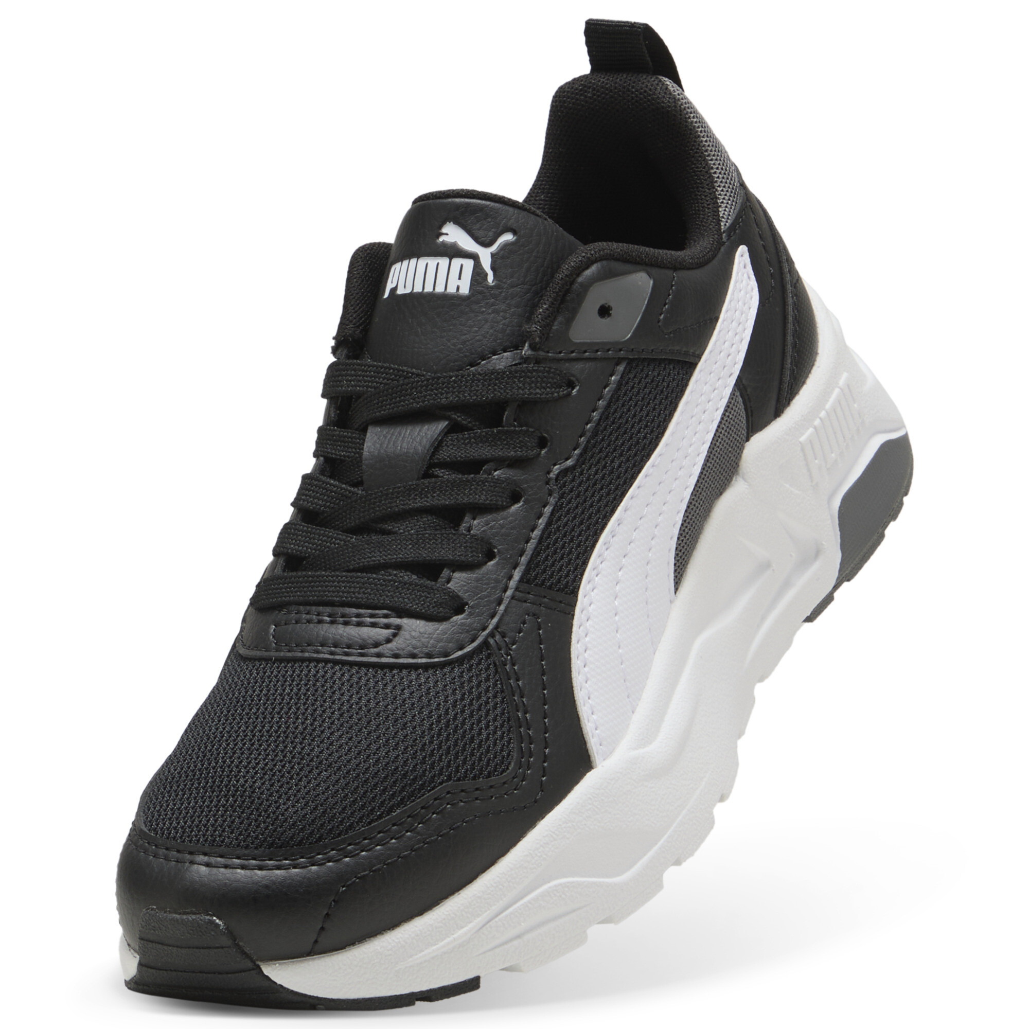PUMA Trinity 2 LT sneakers, Zwart/Grijs/Wit, Maat 37,5 thumbnail 2