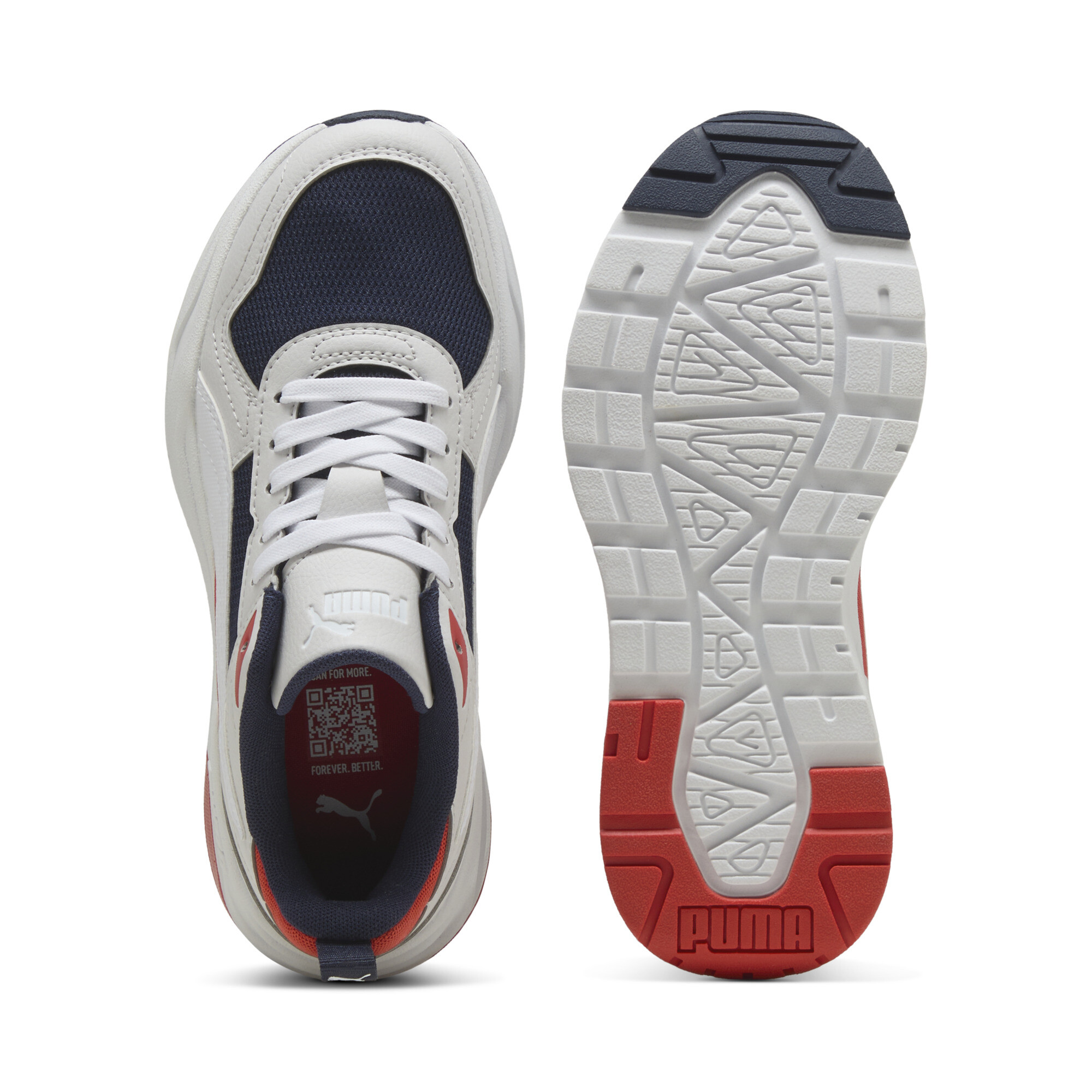 PUMA Trinity 2 LT sneakers, Blauw/Grijs/Wit, Maat 36 thumbnail 4