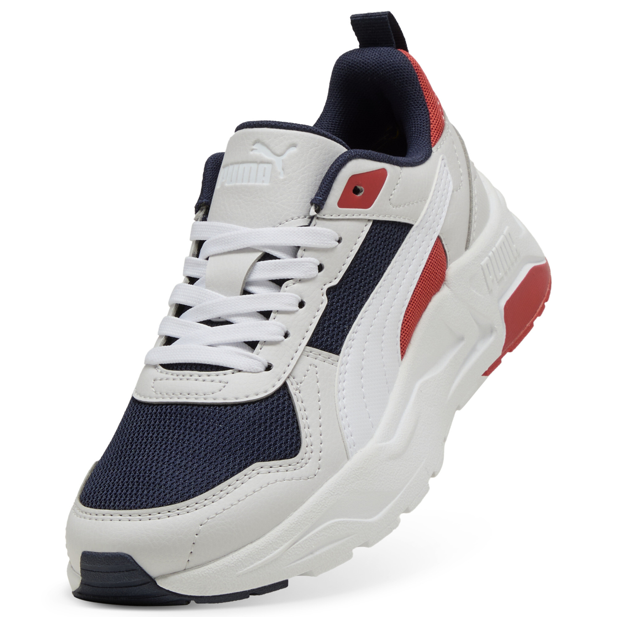 PUMA Trinity 2 LT sneakers, Blauw/Grijs/Wit, Maat 36 thumbnail 2