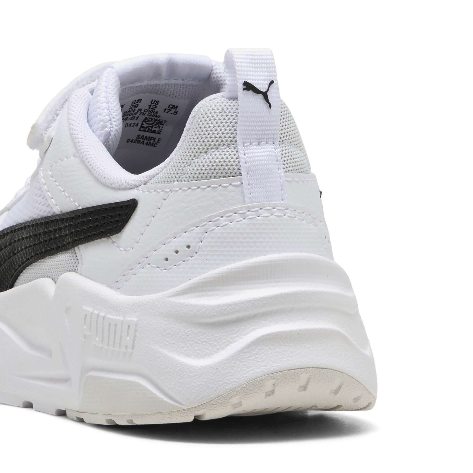 PUMA Trinity 2 LT sneakers, Zwart/Grijs/Wit, Maat 31 thumbnail 5