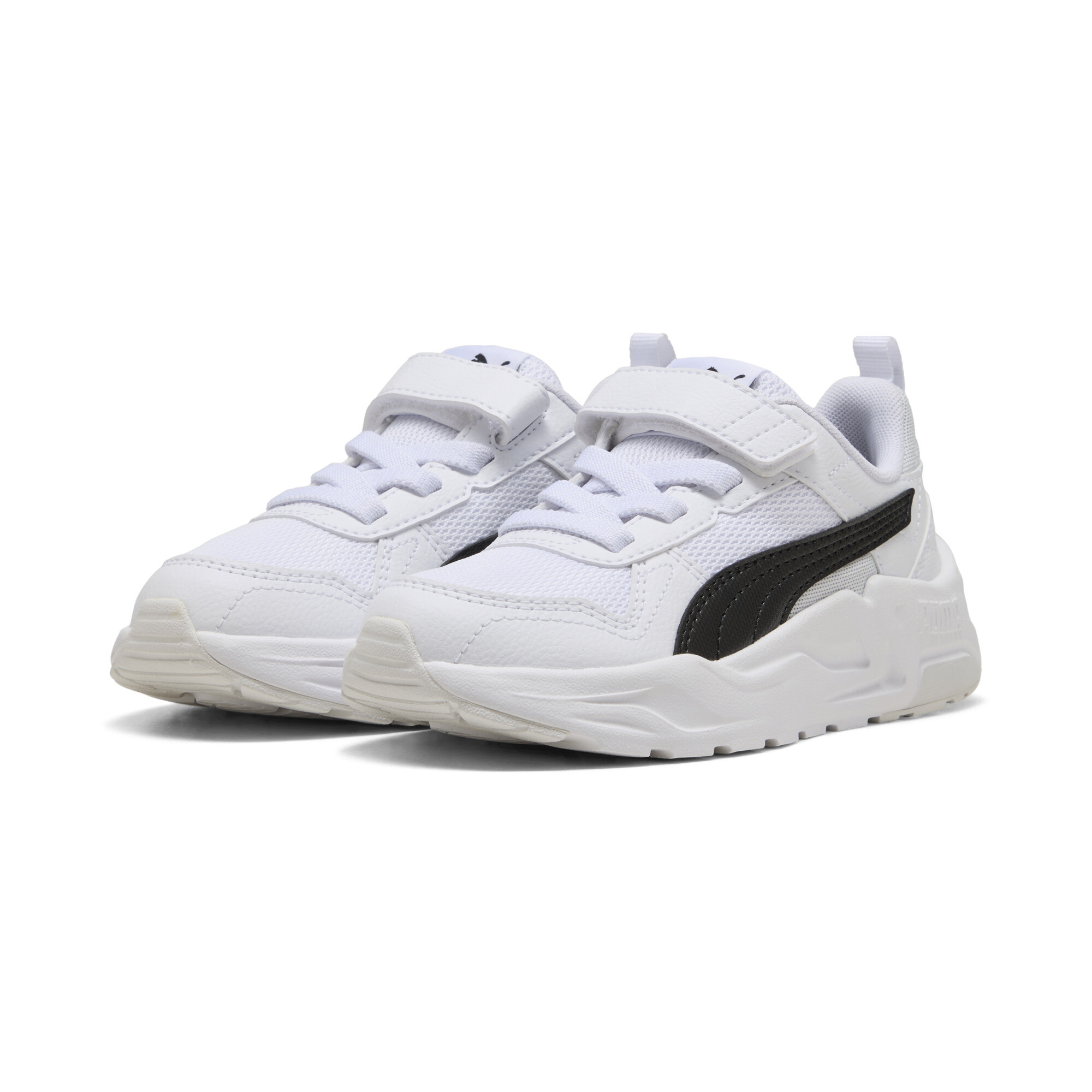 PUMA Trinity 2 LT sneakers, Zwart/Grijs/Wit, Maat 31 thumbnail 6