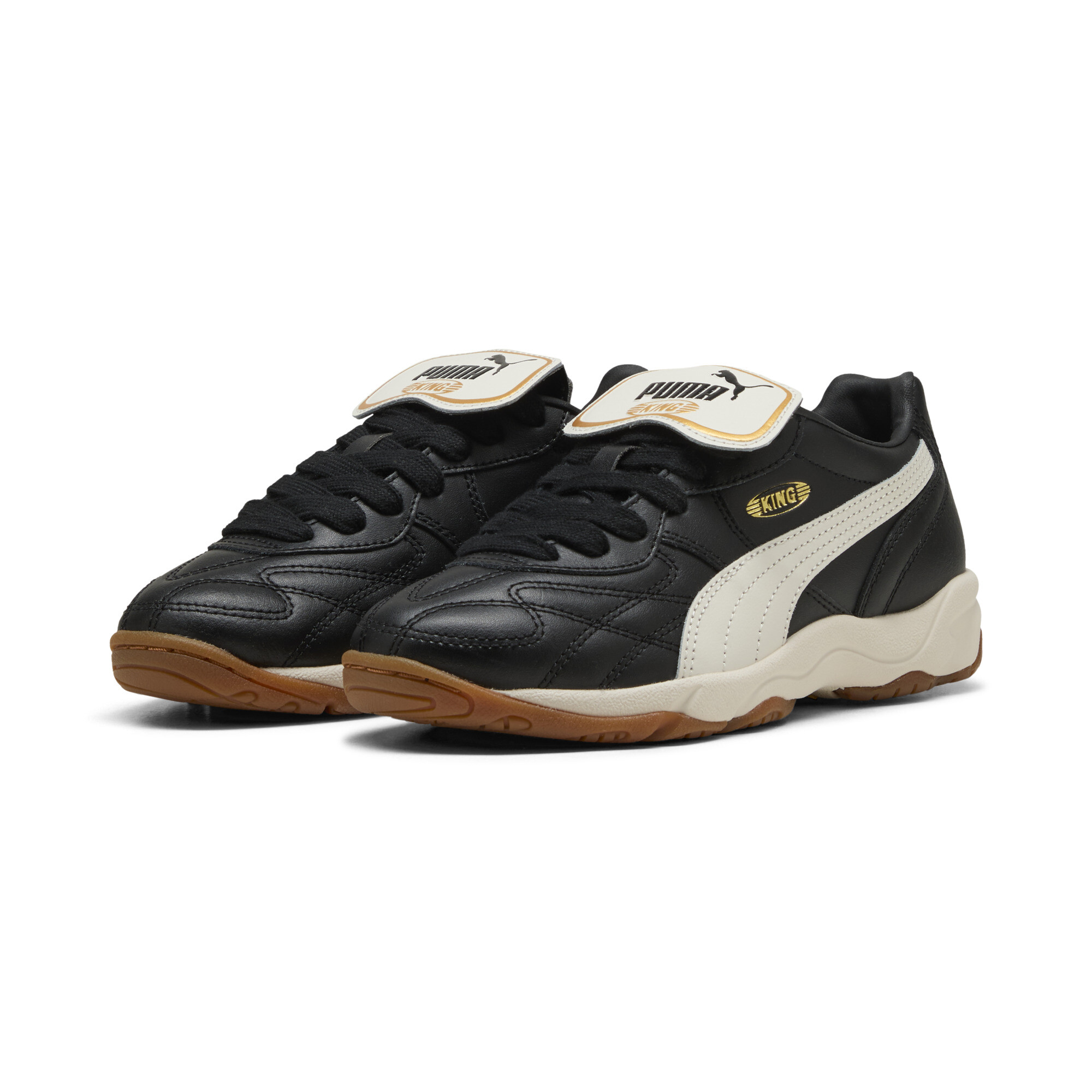 PUMA King Indoor sneakers, Zwart/Wit, Maat 37,5 thumbnail 6