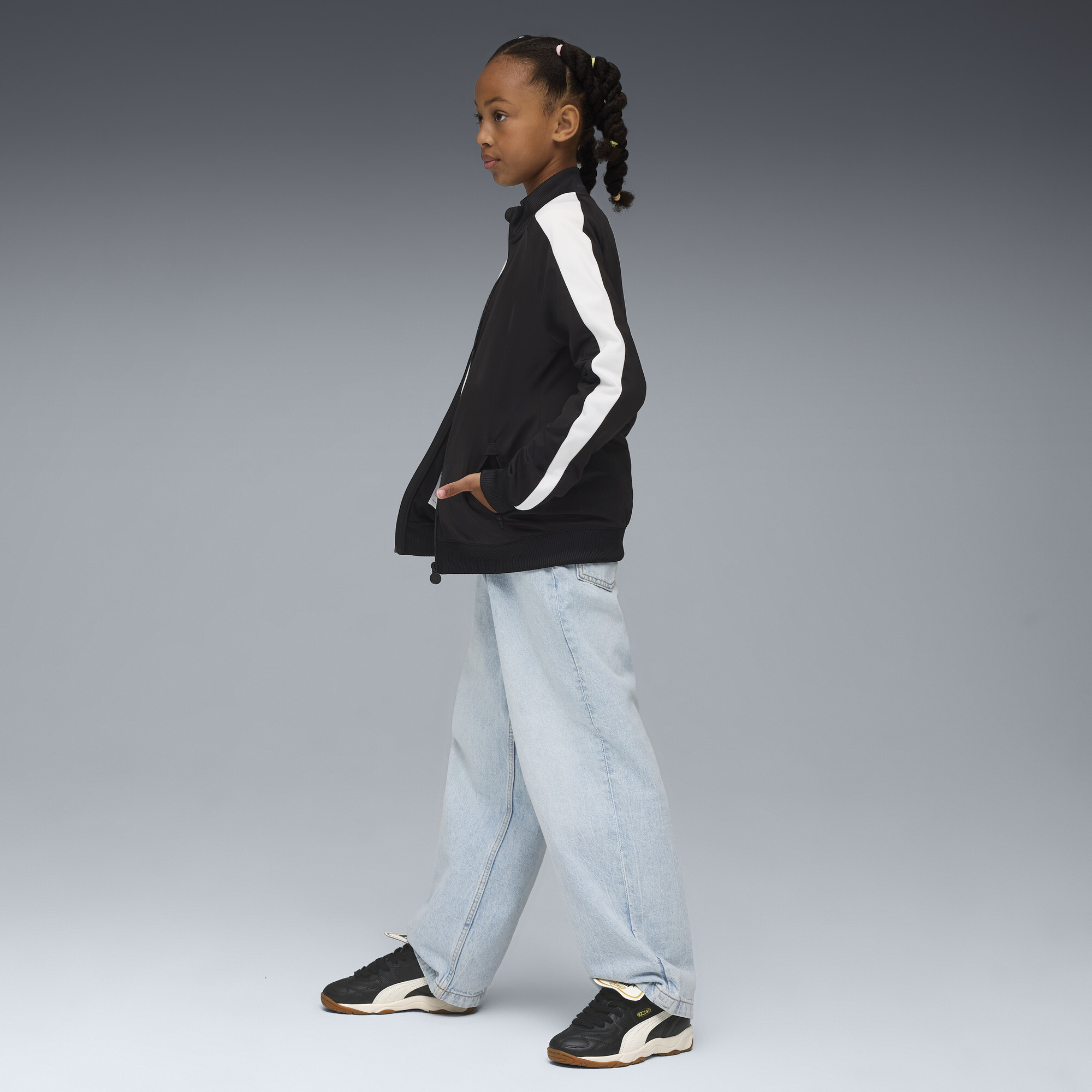 PUMA King Indoor sneakers, Zwart/Wit, Maat 37,5 thumbnail 7