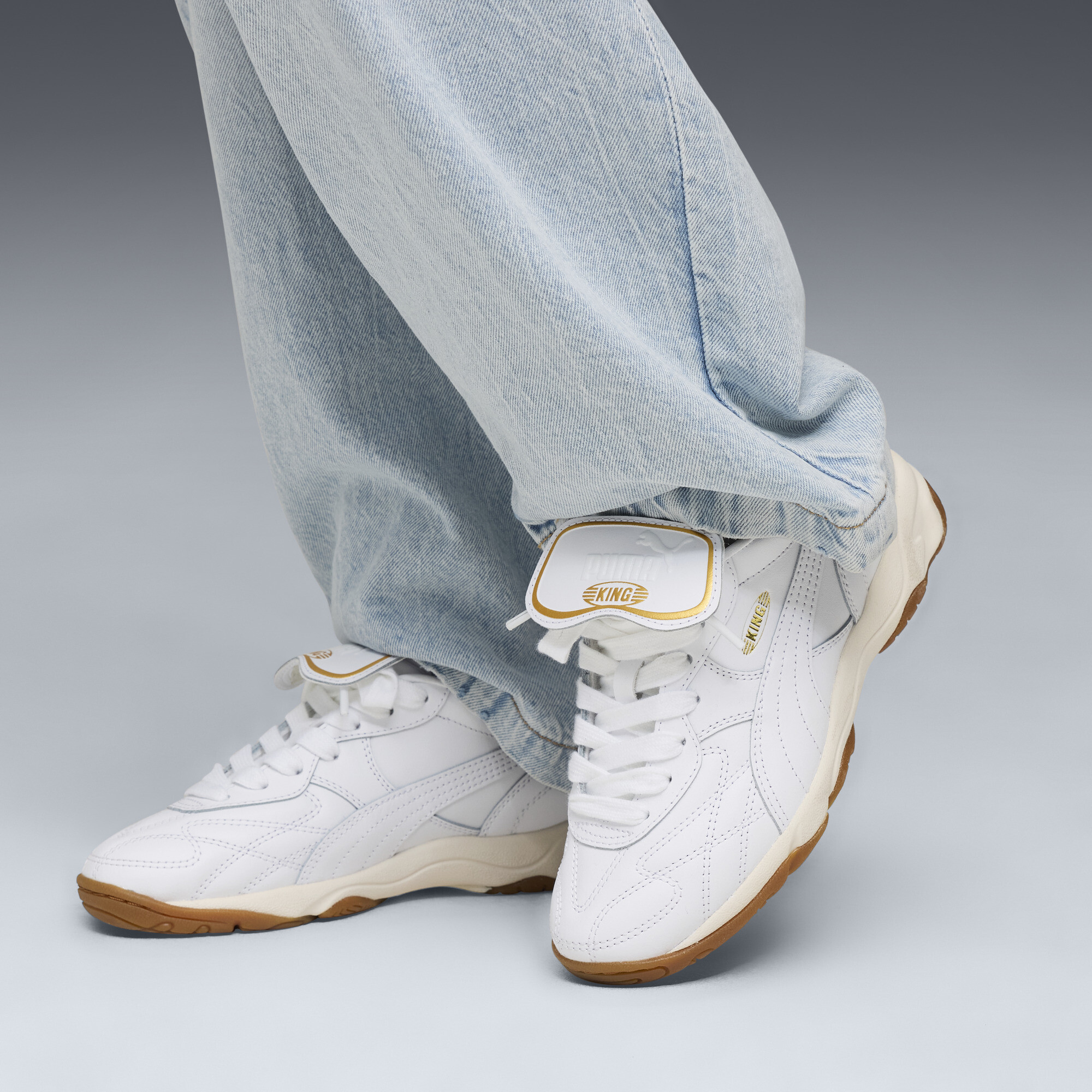 PUMA King Indoor sneakers, Wit, Maat 35,5 thumbnail 8