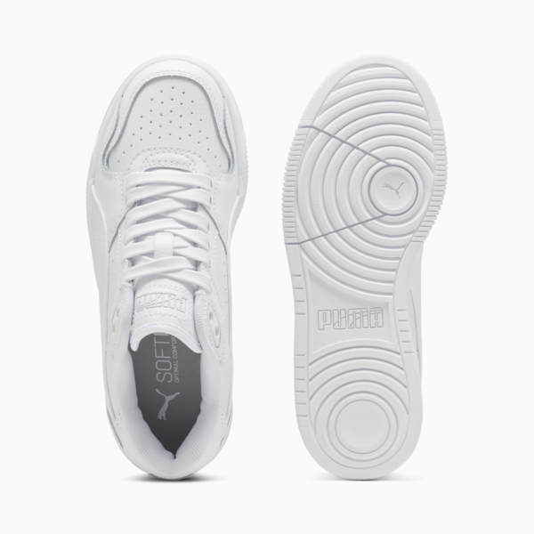 RBD Break Low Sneakers Youth, PUMA White-Cool Light Gray-PUMA Black, large-ZAF