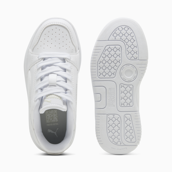 Rebound Femme Sneakers Kids, PUMA White-Vapor Gray, large-ZAF