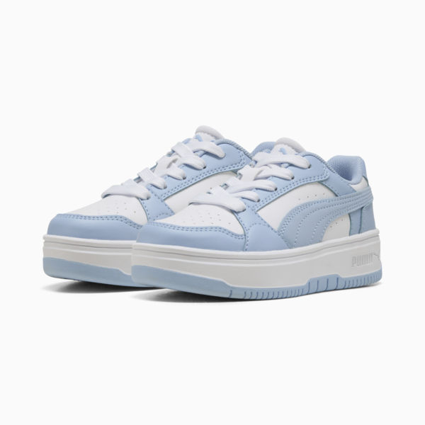 Rebound Femme Sneakers Kids, PUMA White-Haute Tropic, large-ZAF