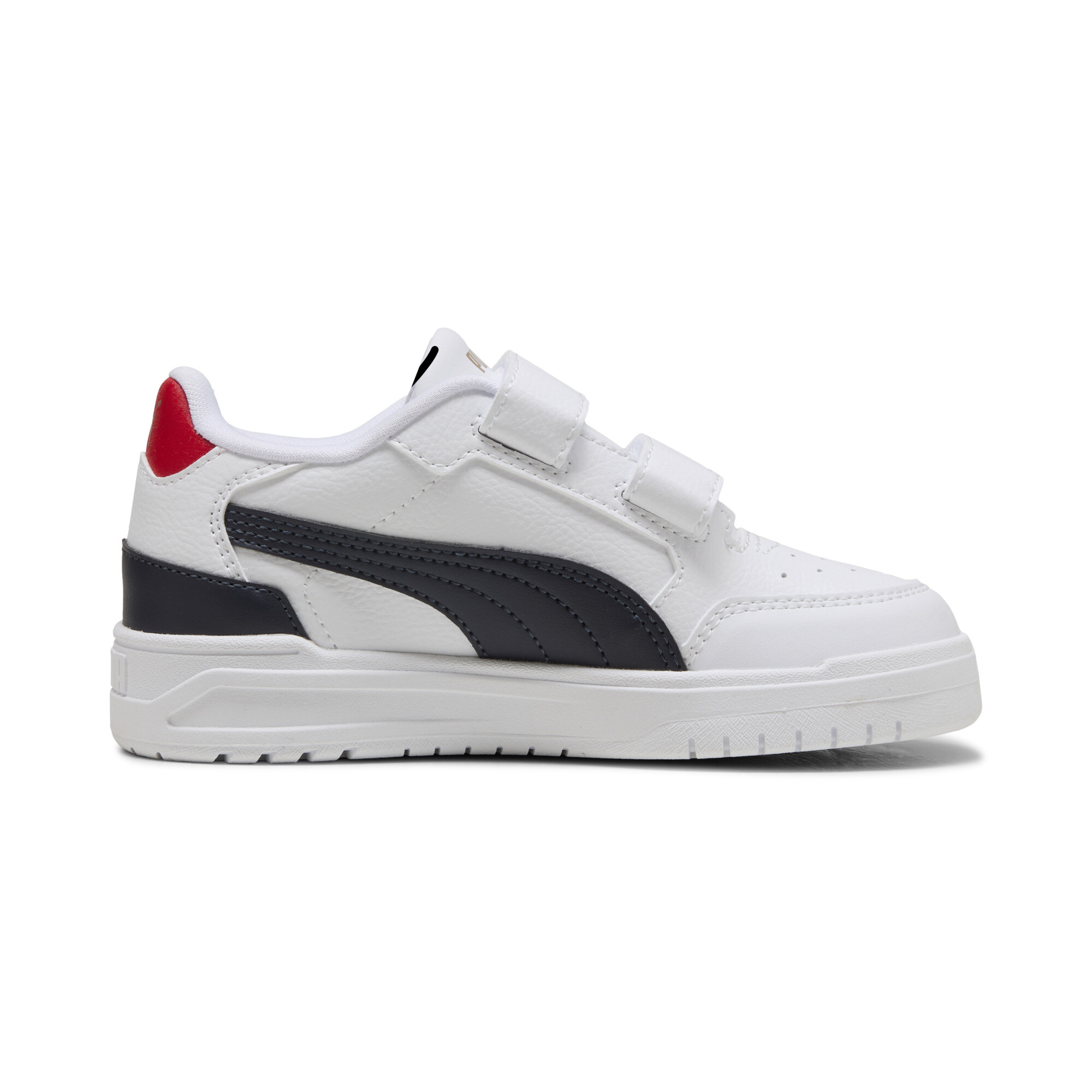 PUMA Shuffle Downtown lage sneakers, Blauw/Rood/Wit, Maat 28,5 thumbnail 3