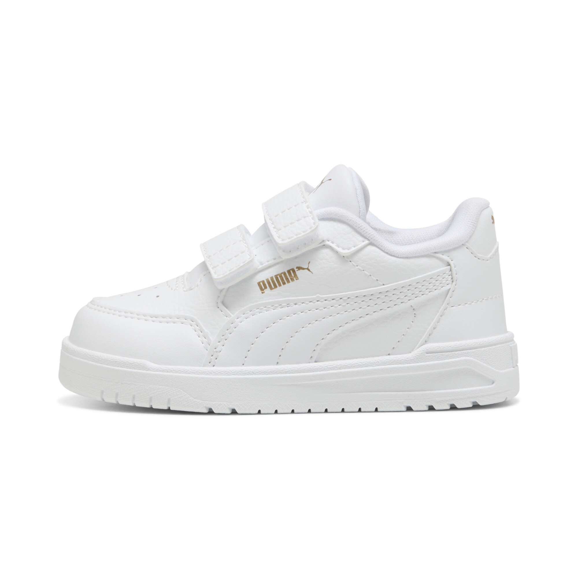 PUMA Shuffle Downtown Lo Toddlers' Easy On Sneakers in White, Size 9