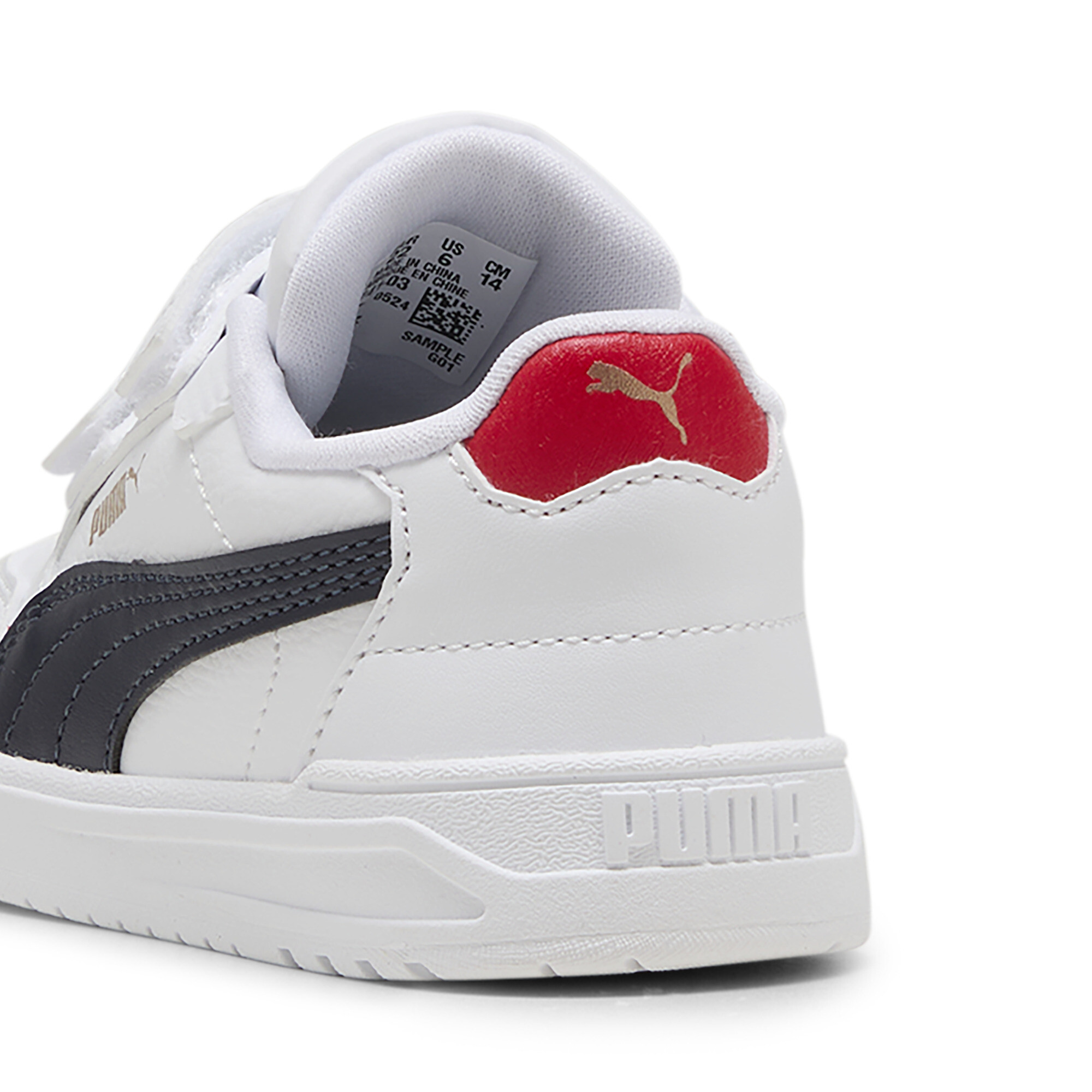 PUMA Shuffle Downtown sneakers, Blauw/Rood/Wit, Maat 20 thumbnail 5