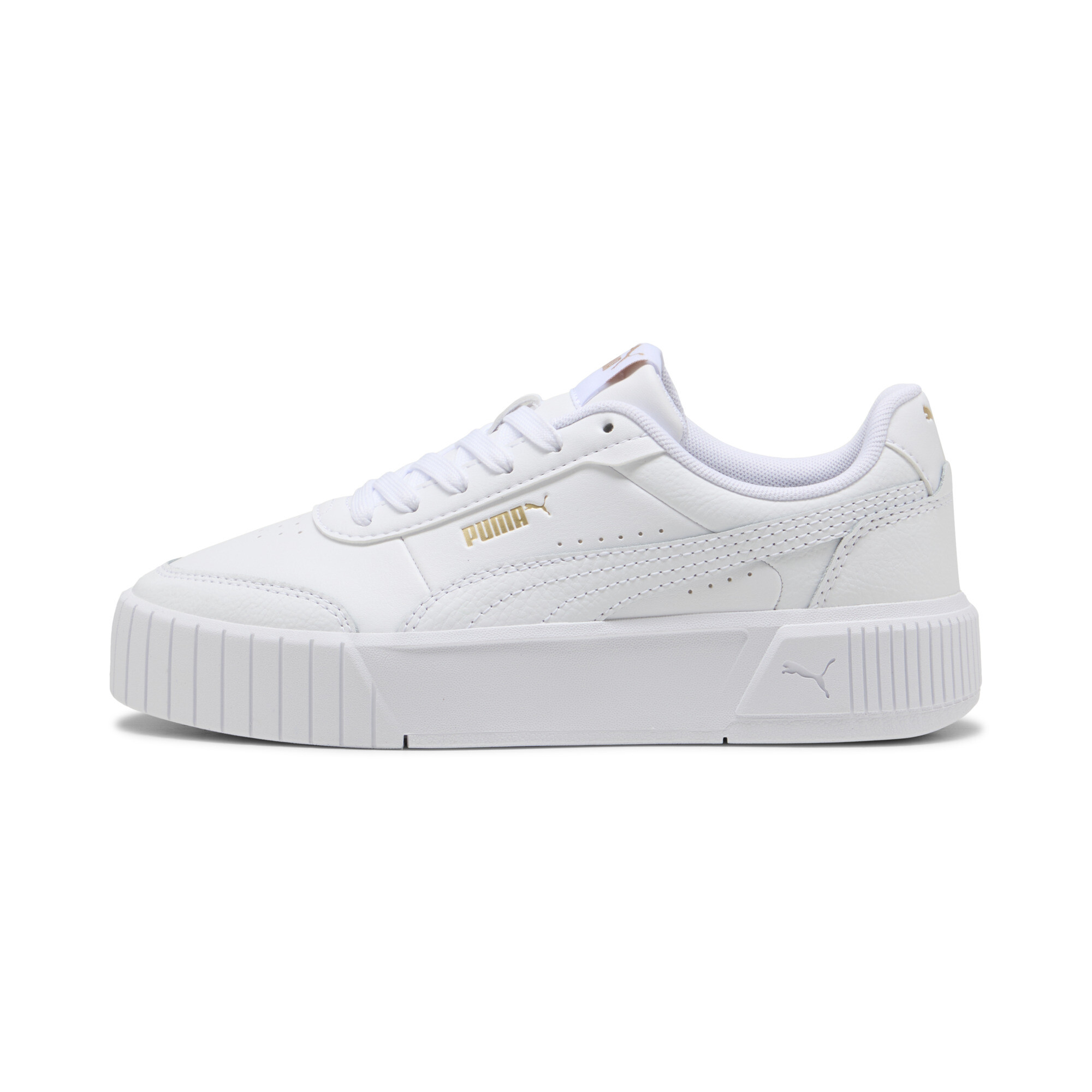PUMA Carina Mia Big Kids' Sneakers in White, Size 5.5