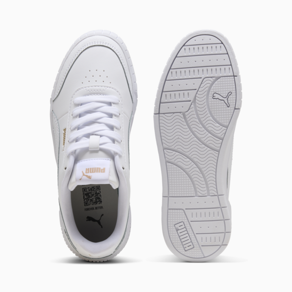 Carina Mia Sneakers Youth, PUMA White-PUMA Gold, large-ZAF