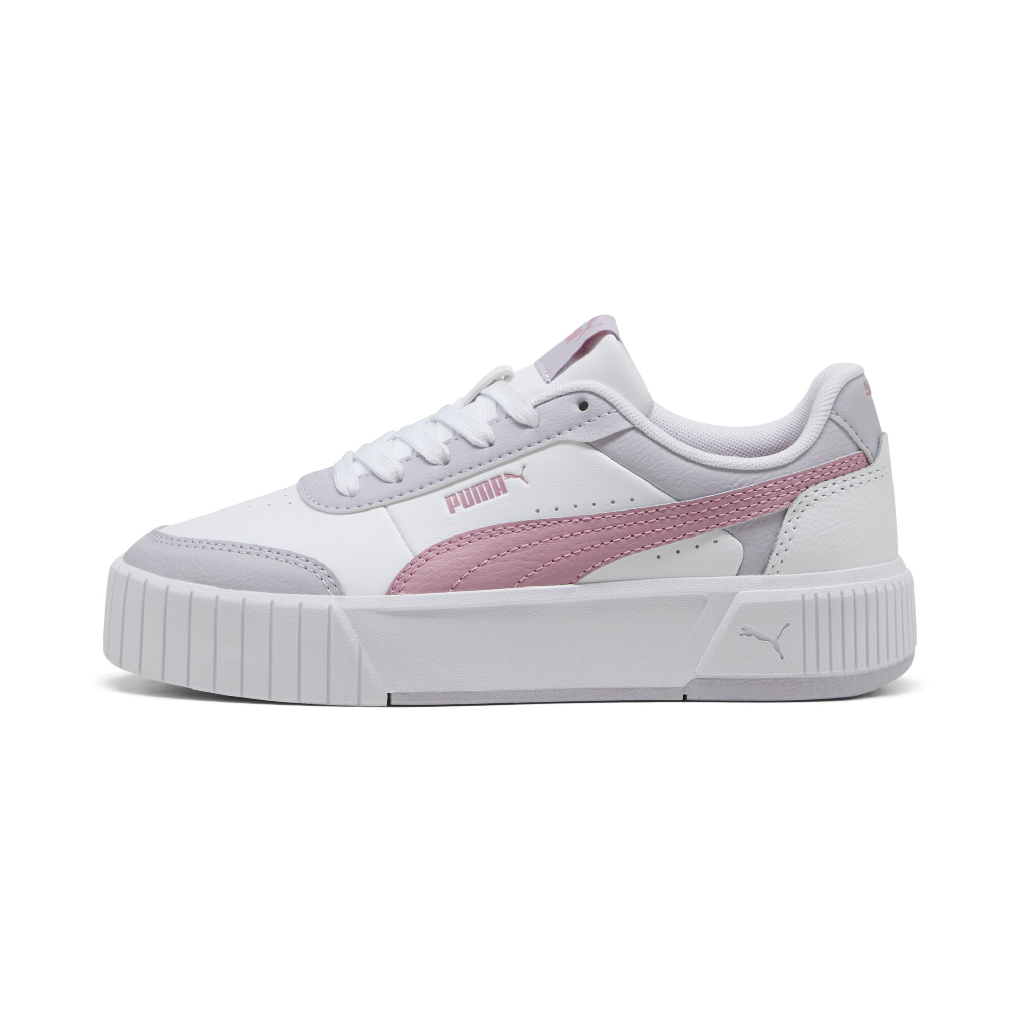 PUMA Carina Mia Big Kids' Sneakers in White, Size 4