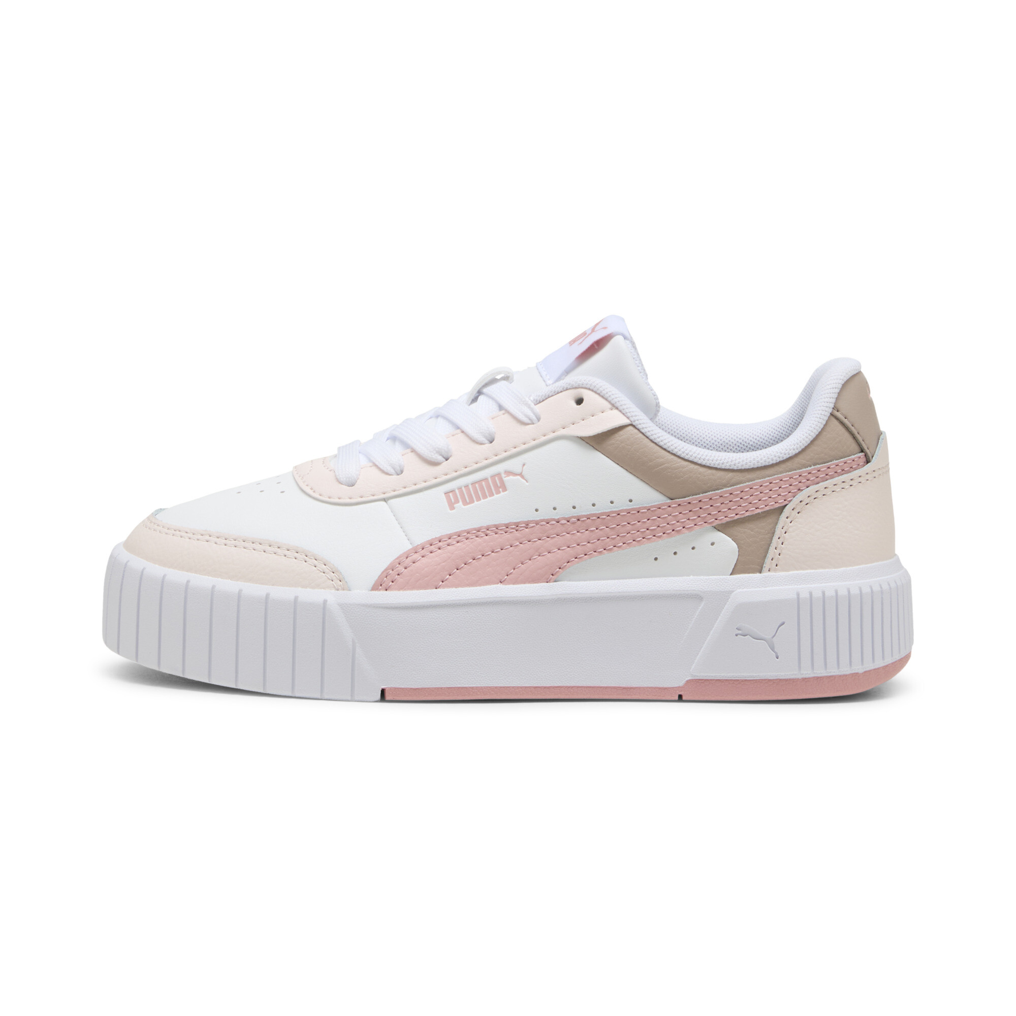 PUMA Carina Mia Big Kids' Sneakers in White, Size 5