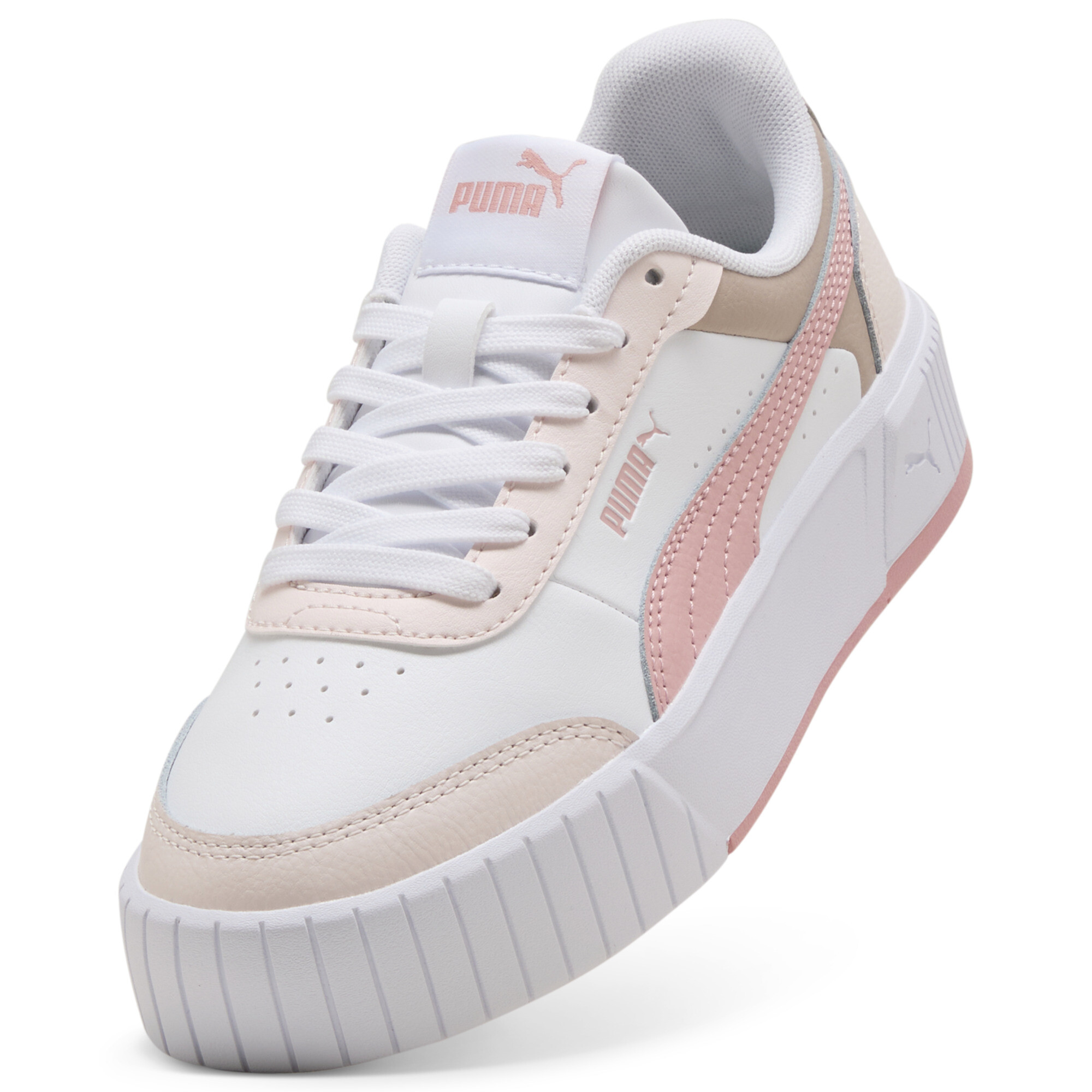 PUMA Carina Mia sneakers voor Dames, Wit, Maat 38 thumbnail 2