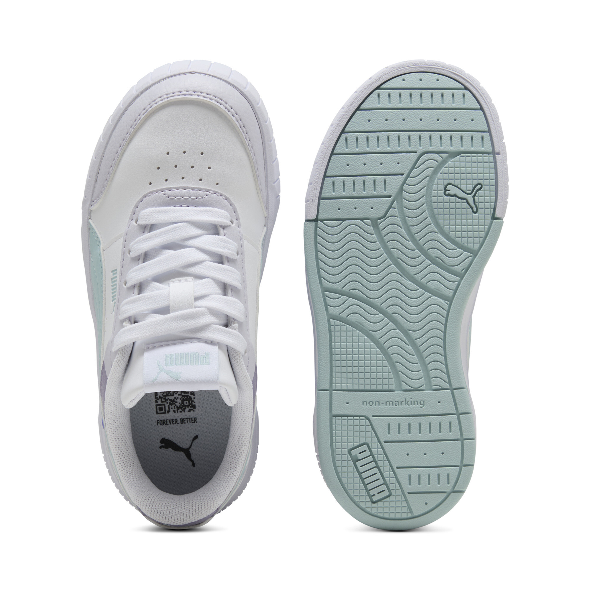 PUMA Carina Mia sneakers voor Dames, Wit, Maat 28 thumbnail 4