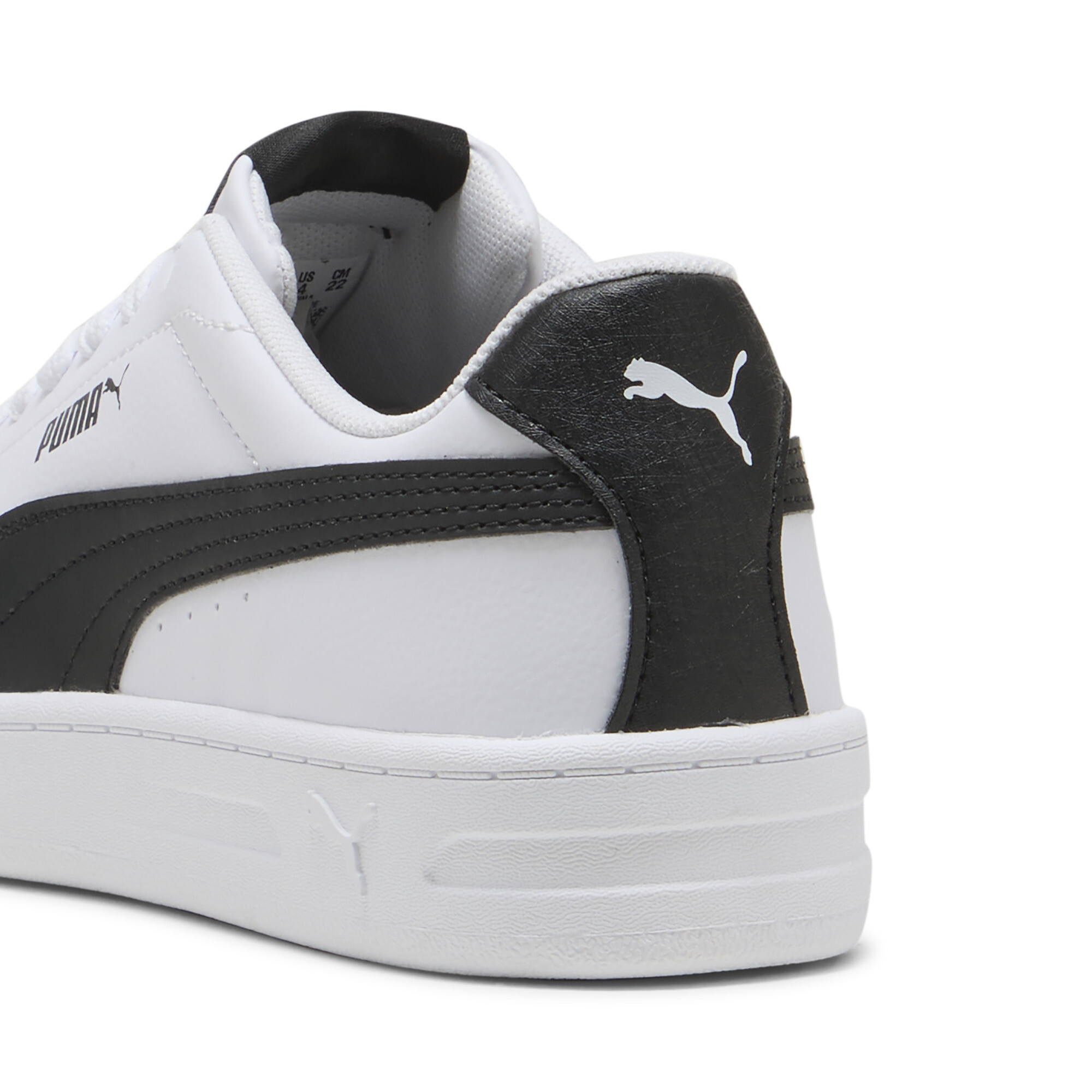 PUMA Court Classic Clean sneakers, Zwart/Wit, Maat 36 thumbnail 5