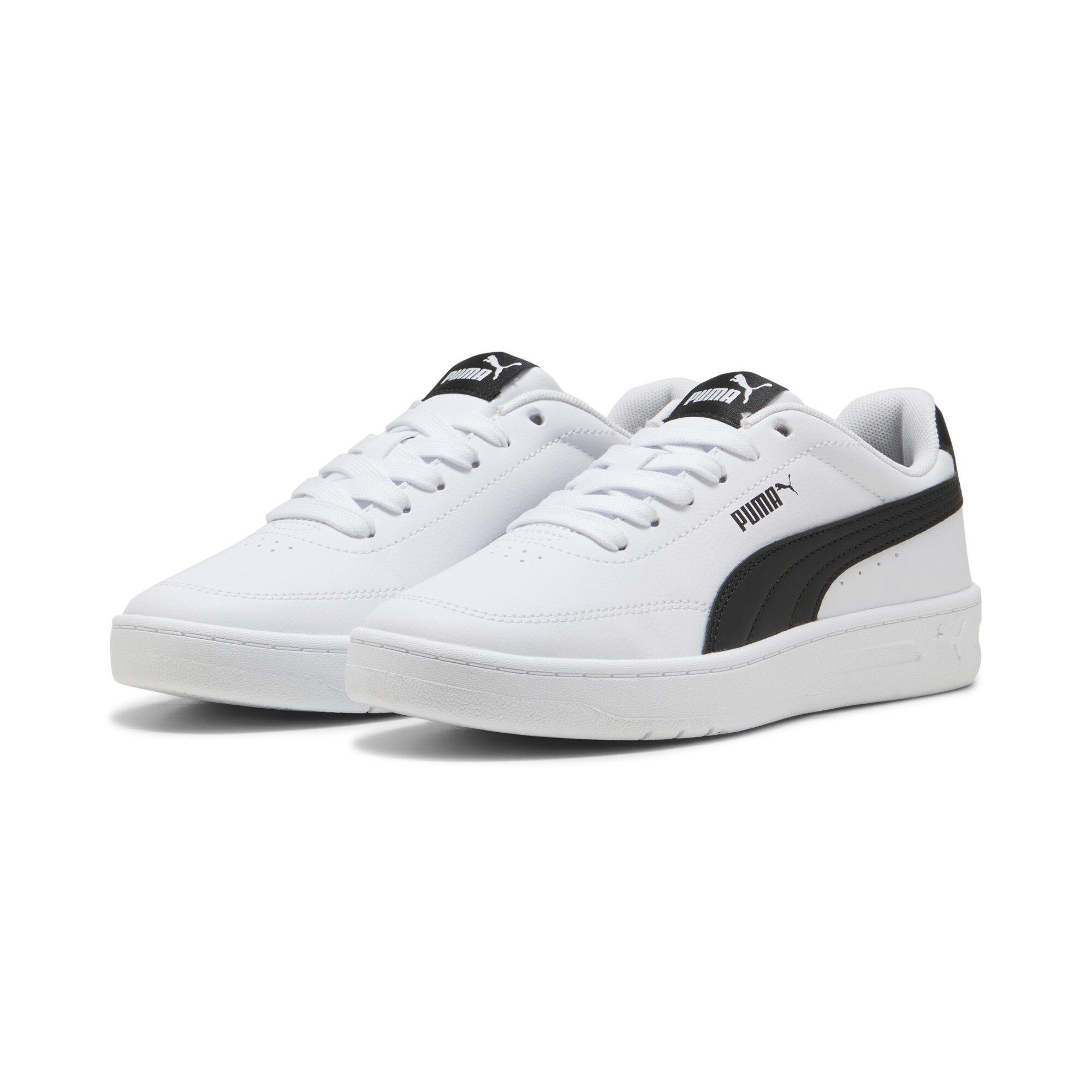 PUMA Court Classic Clean sneakers, Zwart/Wit, Maat 36 thumbnail 6