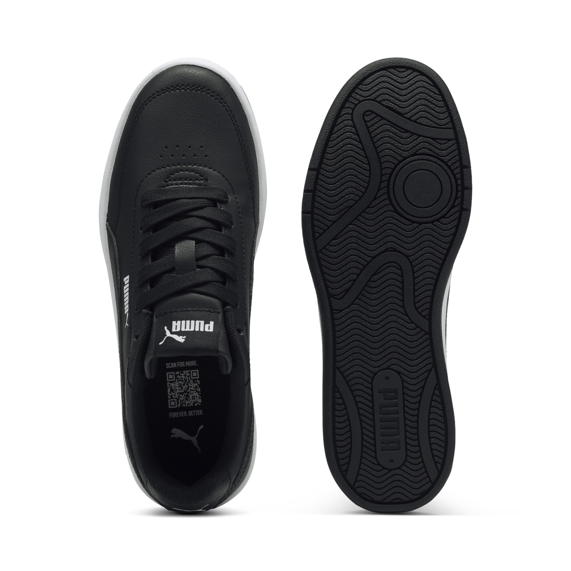 PUMA Court Classic Clean sneakers, Zwart, Maat 36 thumbnail 4