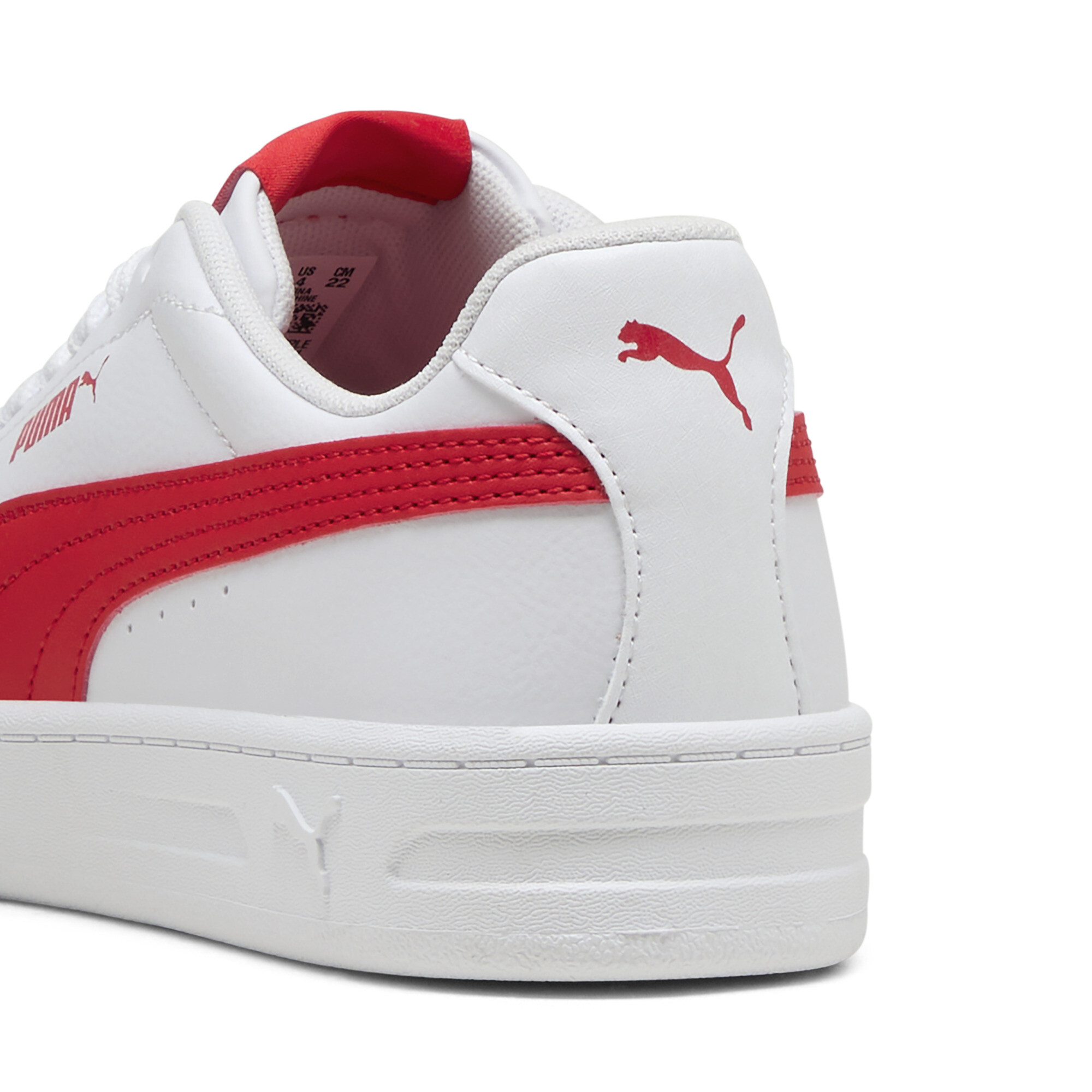 PUMA Court Classic Clean sneakers, Rood/Wit, Maat 35,5 thumbnail 5