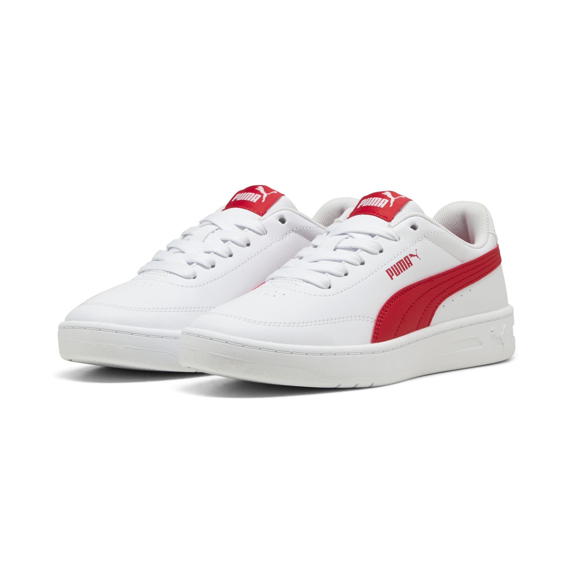 PUMA Court Classic Clean sneakers, Rood/Wit, Maat 35,5 thumbnail 6