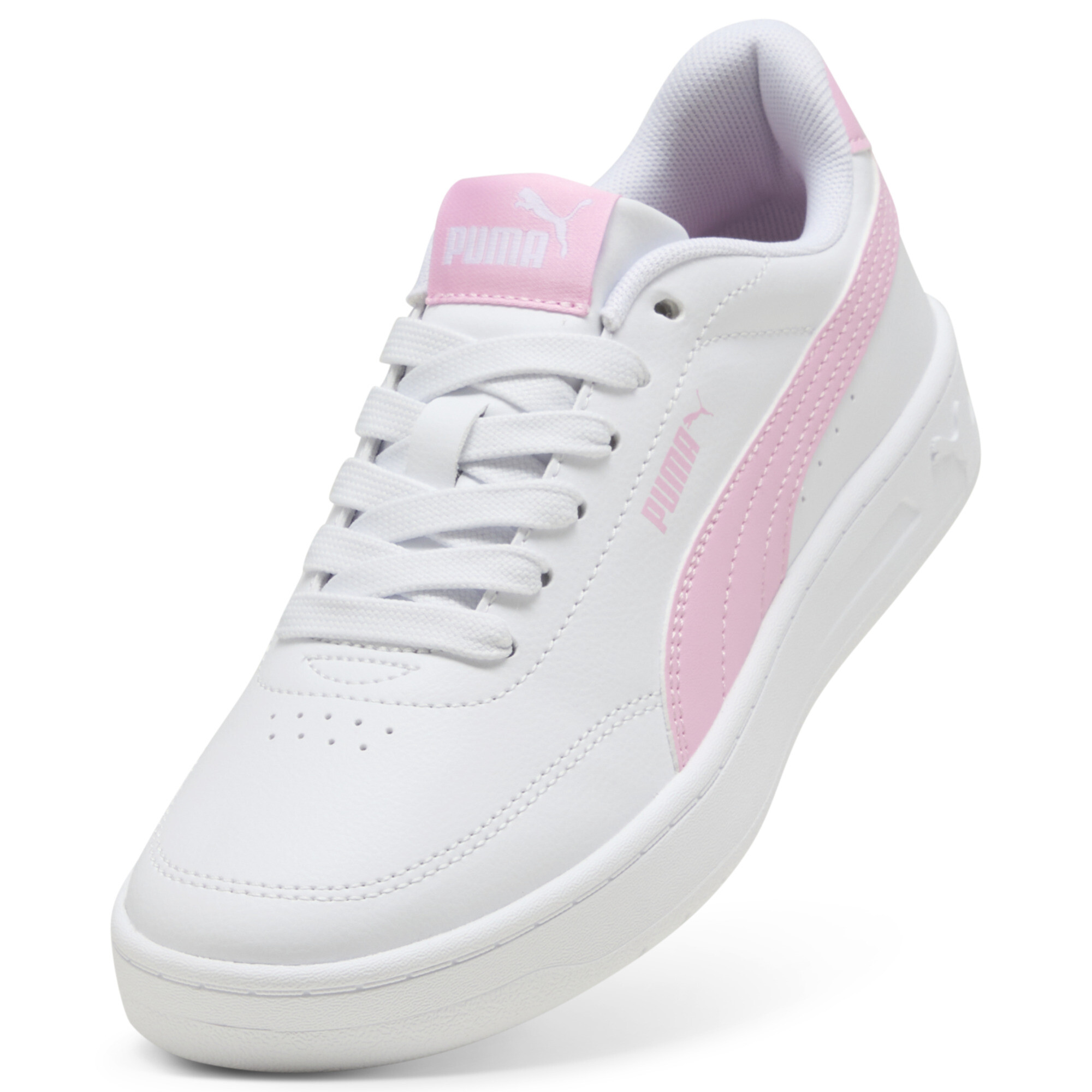 PUMA Court Classic Clean sneakers, Roze/Wit, Maat 36 thumbnail 2
