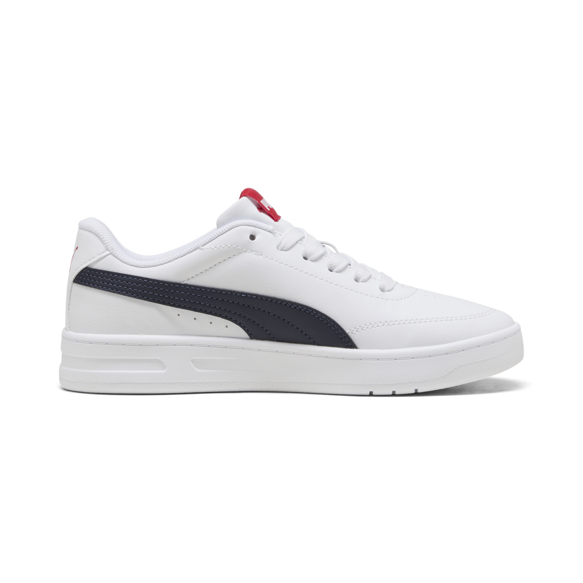 PUMA Court Classic Clean sneakers, Blauw/Rood/Wit, Maat 37 thumbnail 3