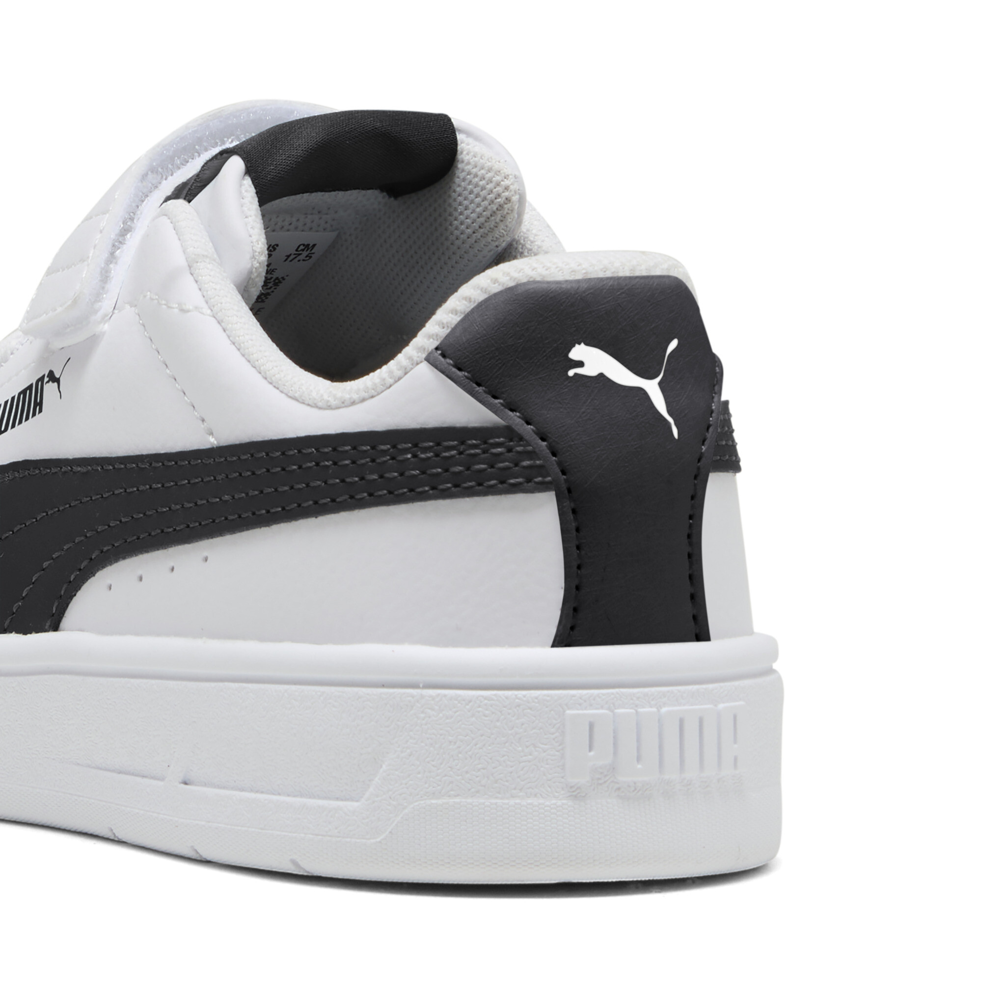 PUMA Court Classic Clean sneakers, Zwart/Wit, Maat 31,5 thumbnail 5