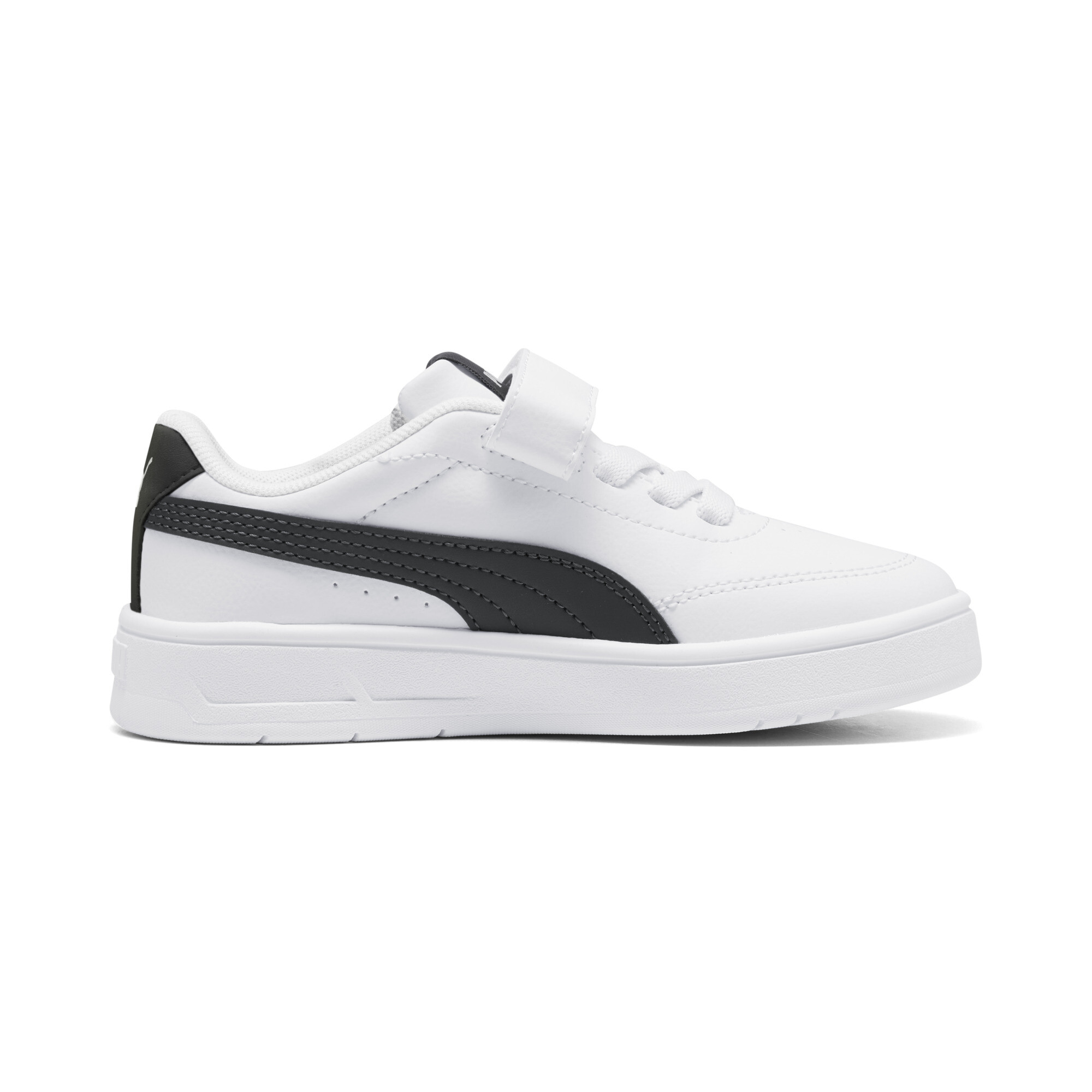 PUMA Court Classic Clean sneakers, Zwart/Wit, Maat 31,5 thumbnail 3
