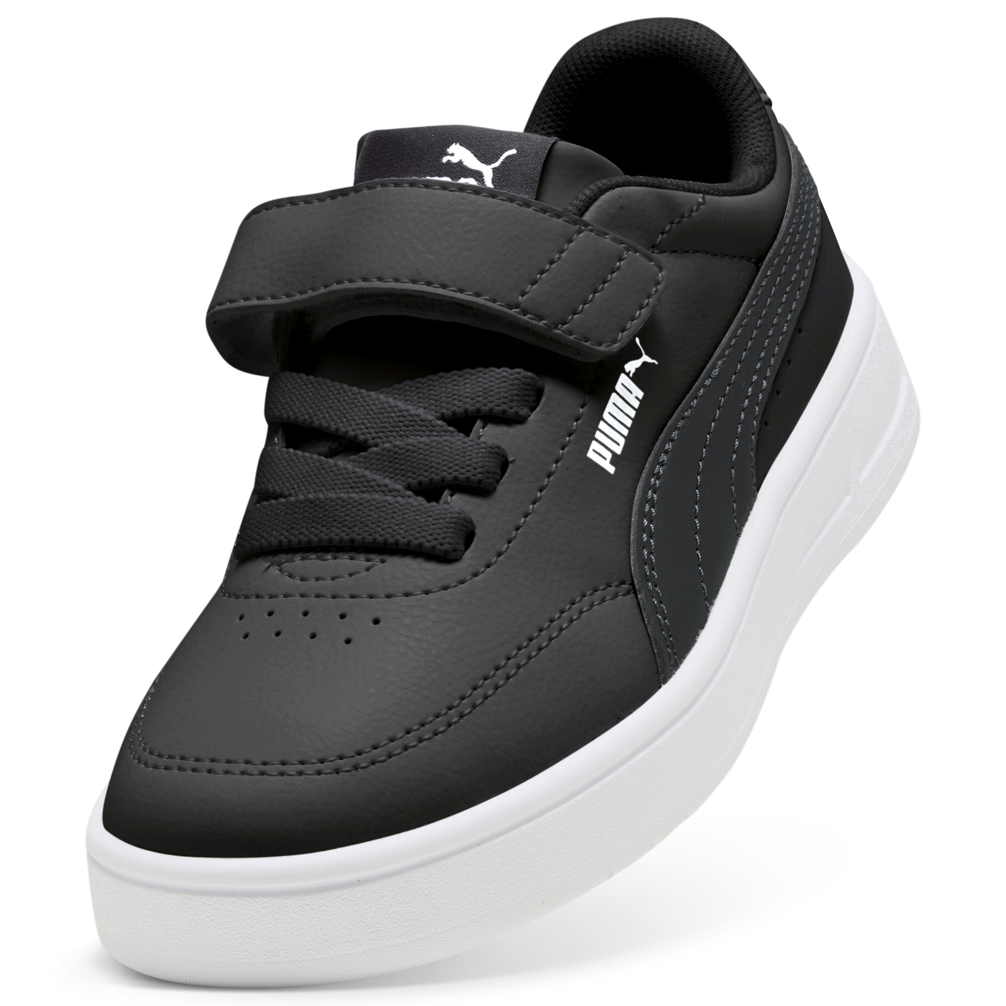 PUMA Court Classic Clean sneakers, Zwart, Maat 32,5 thumbnail 2