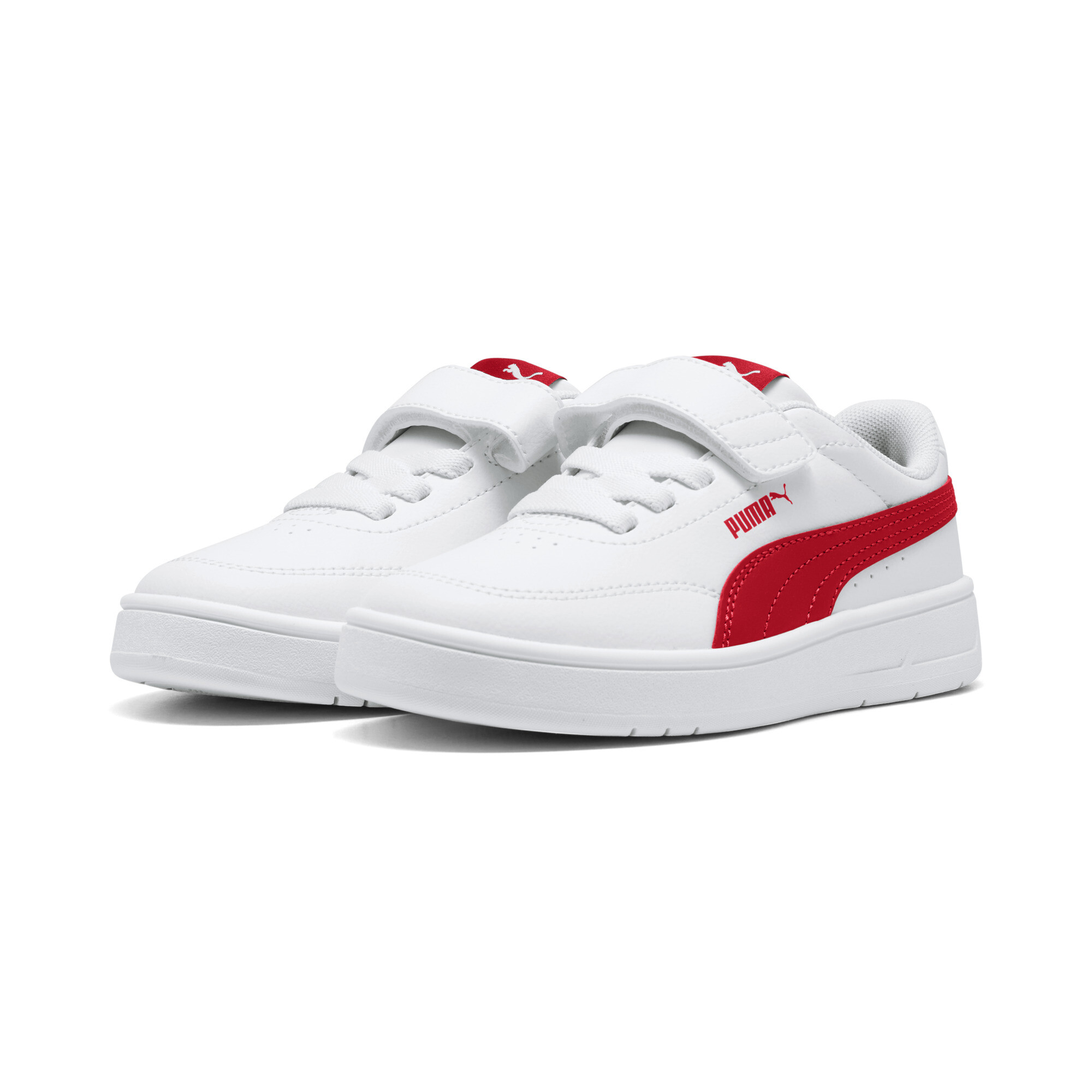 PUMA Court Classic Clean sneakers, Rood/Wit, Maat 34 thumbnail 6