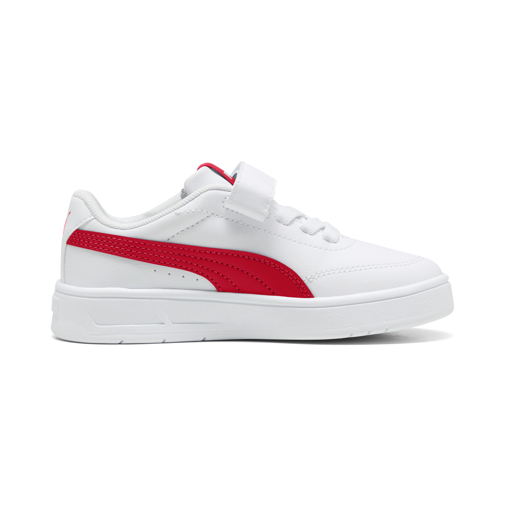 PUMA Court Classic Clean sneakers, Rood/Wit, Maat 34 thumbnail 3