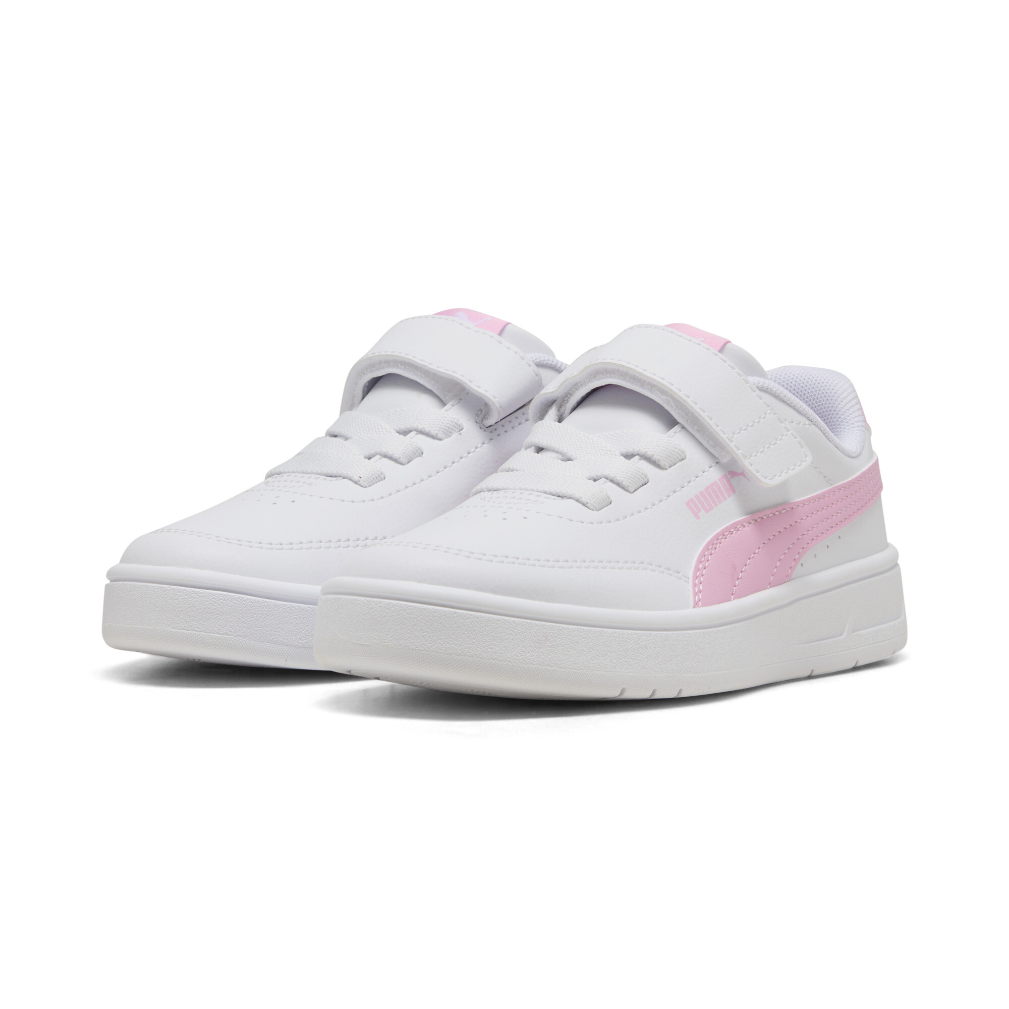 PUMA Court Classic Clean sneakers, Roze/Wit, Maat 32,5 thumbnail 6