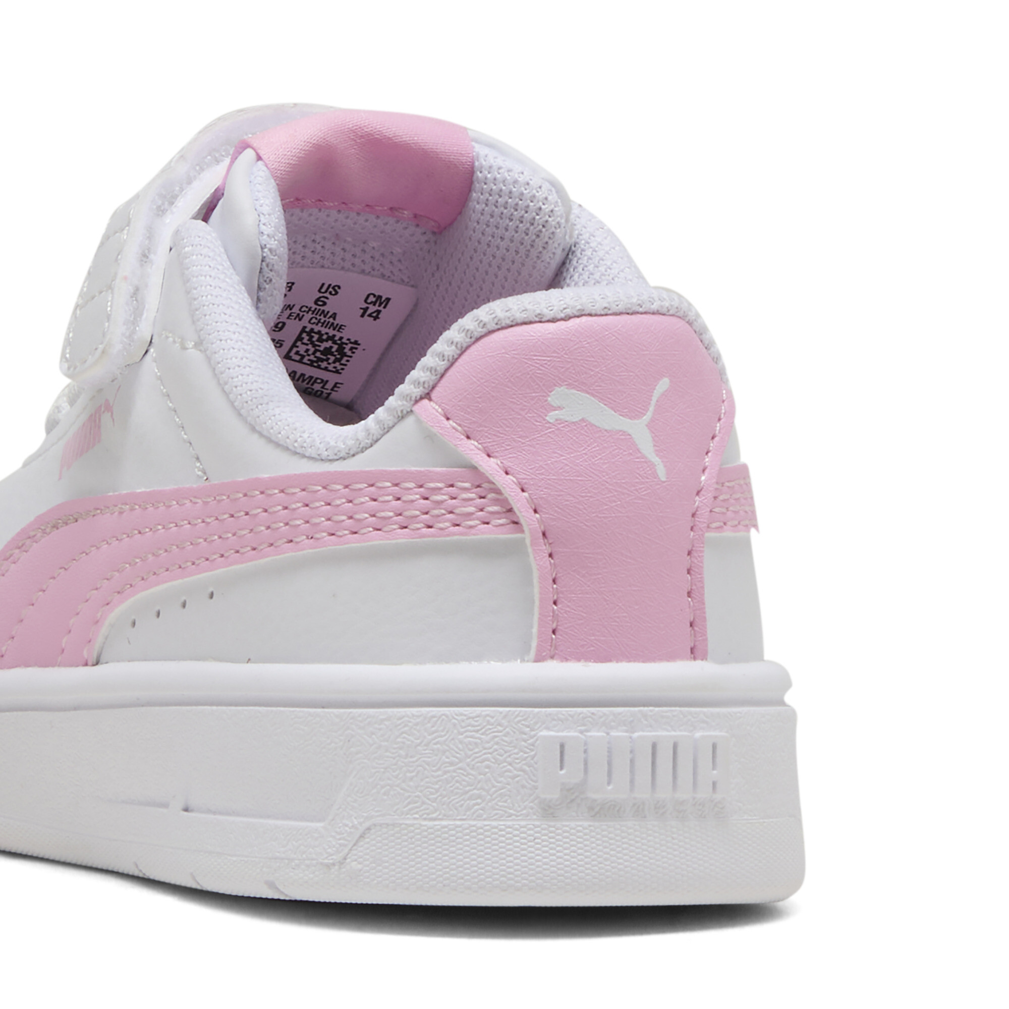 PUMA Court Classic Clean sneakers, Roze/Wit, Maat 22 thumbnail 5