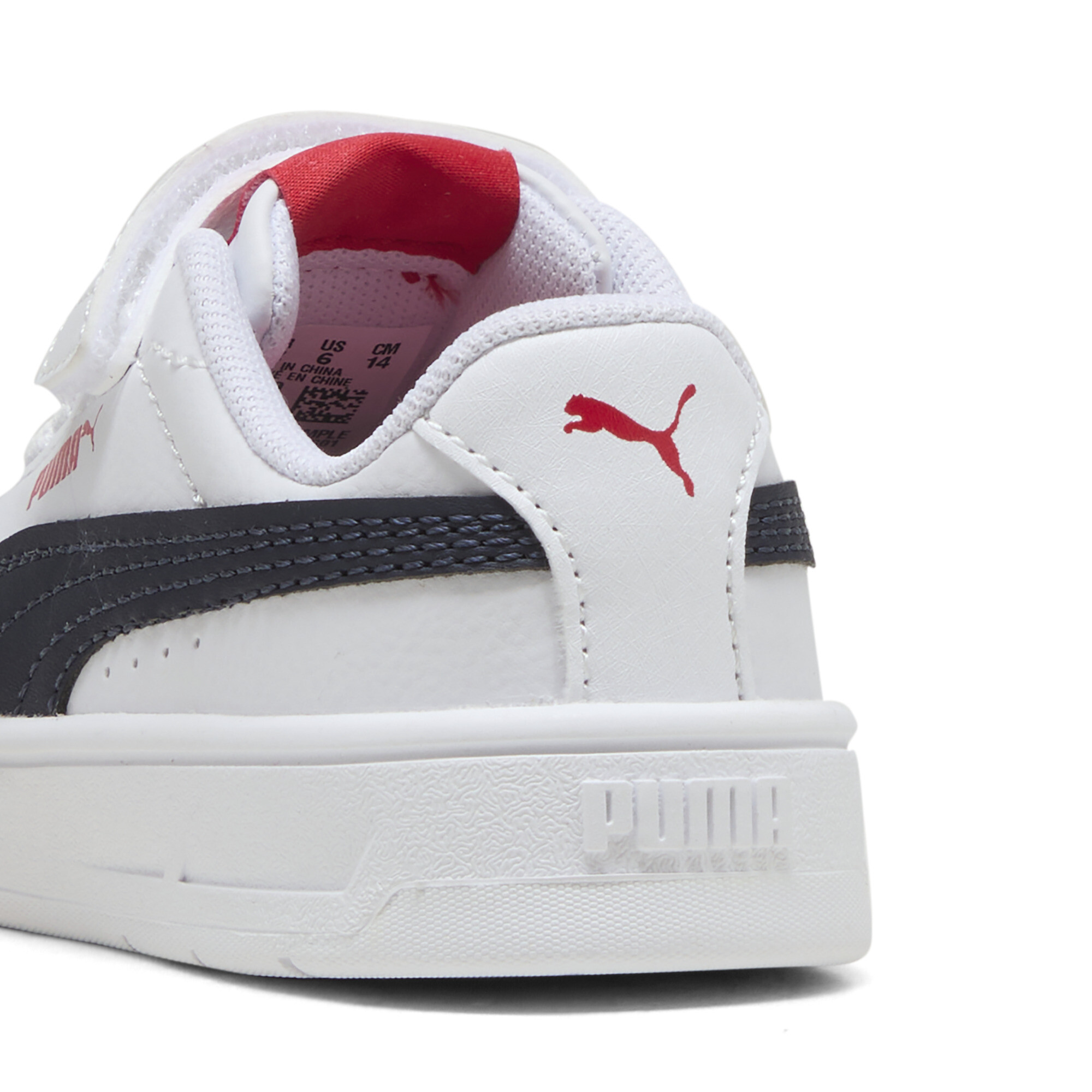 PUMA Court Classic Clean sneakers, Blauw/Rood/Wit, Maat 22 thumbnail 5