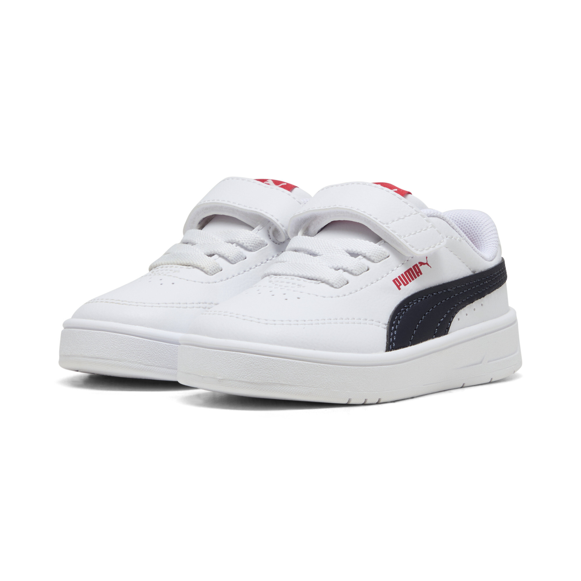 PUMA Court Classic Clean sneakers, Blauw/Rood/Wit, Maat 22 thumbnail 6