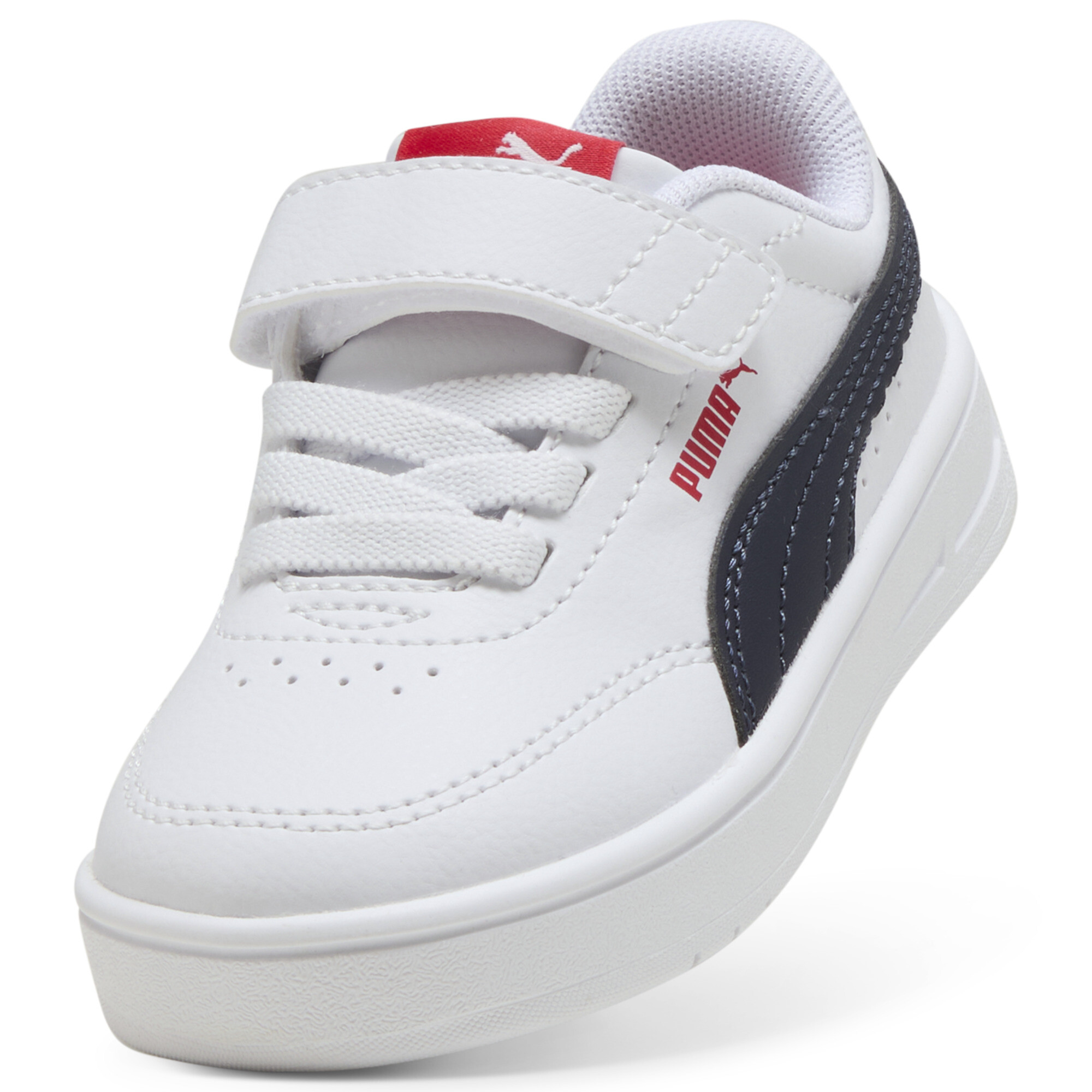 PUMA Court Classic Clean sneakers, Blauw/Rood/Wit, Maat 22 thumbnail 2