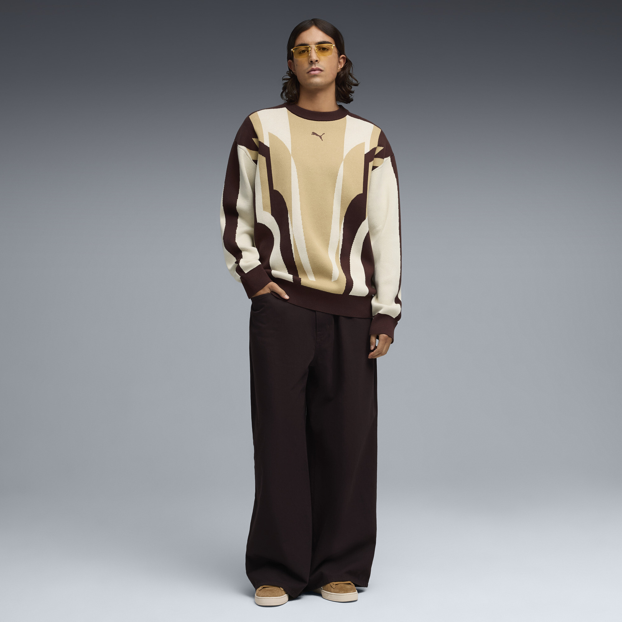 PUMA Suede Charles F. Stead V uniseks sneakers, Wit, Maat 36 thumbnail 7