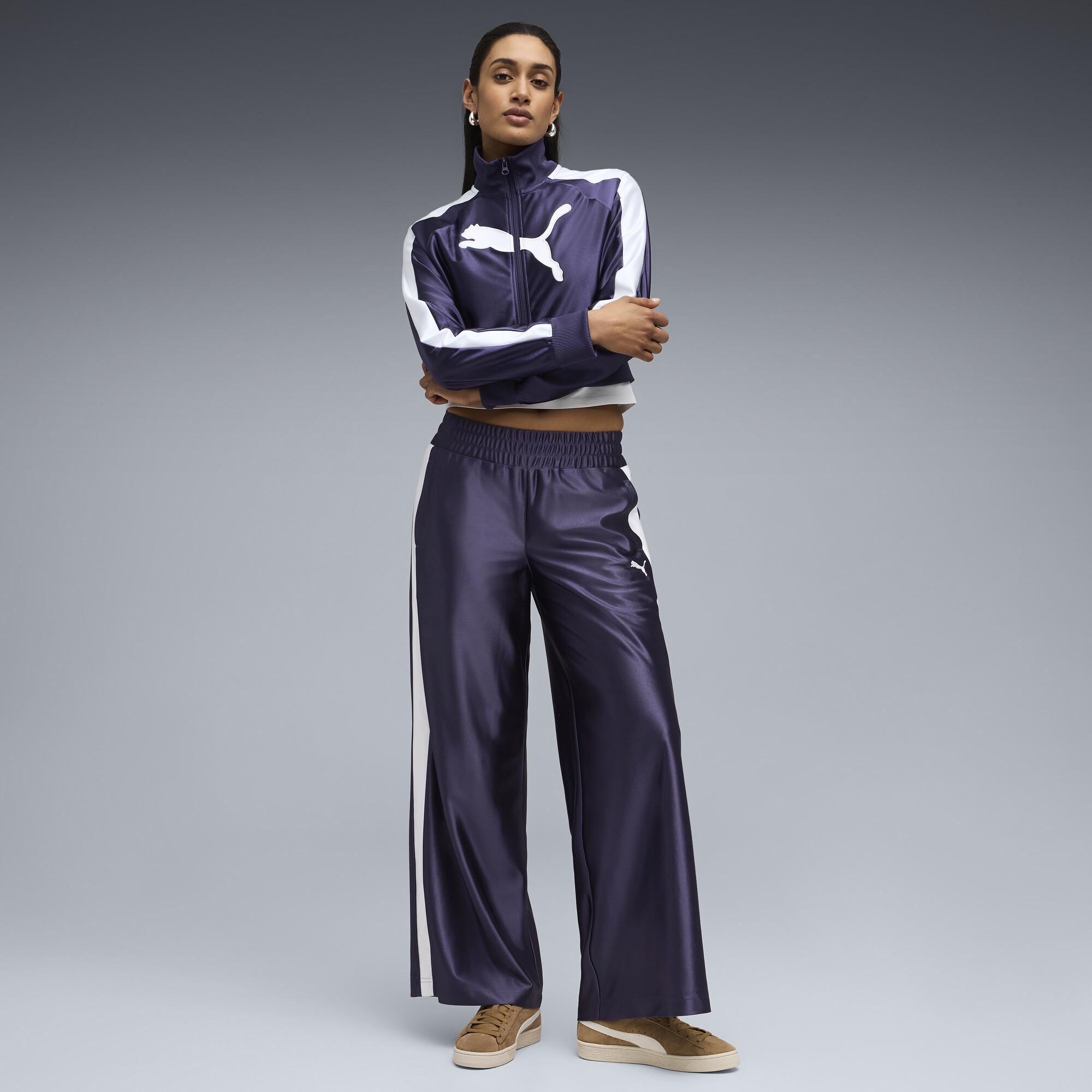 PUMA Suede Charles F. Stead V uniseks sneakers, Wit, Maat 36 thumbnail 9