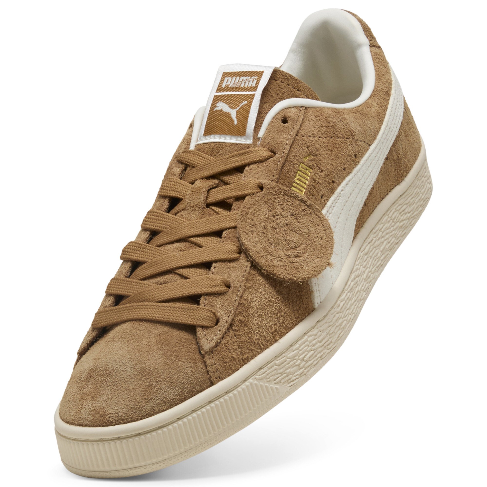PUMA Suede Charles F. Stead V uniseks sneakers, Wit, Maat 36 thumbnail 2