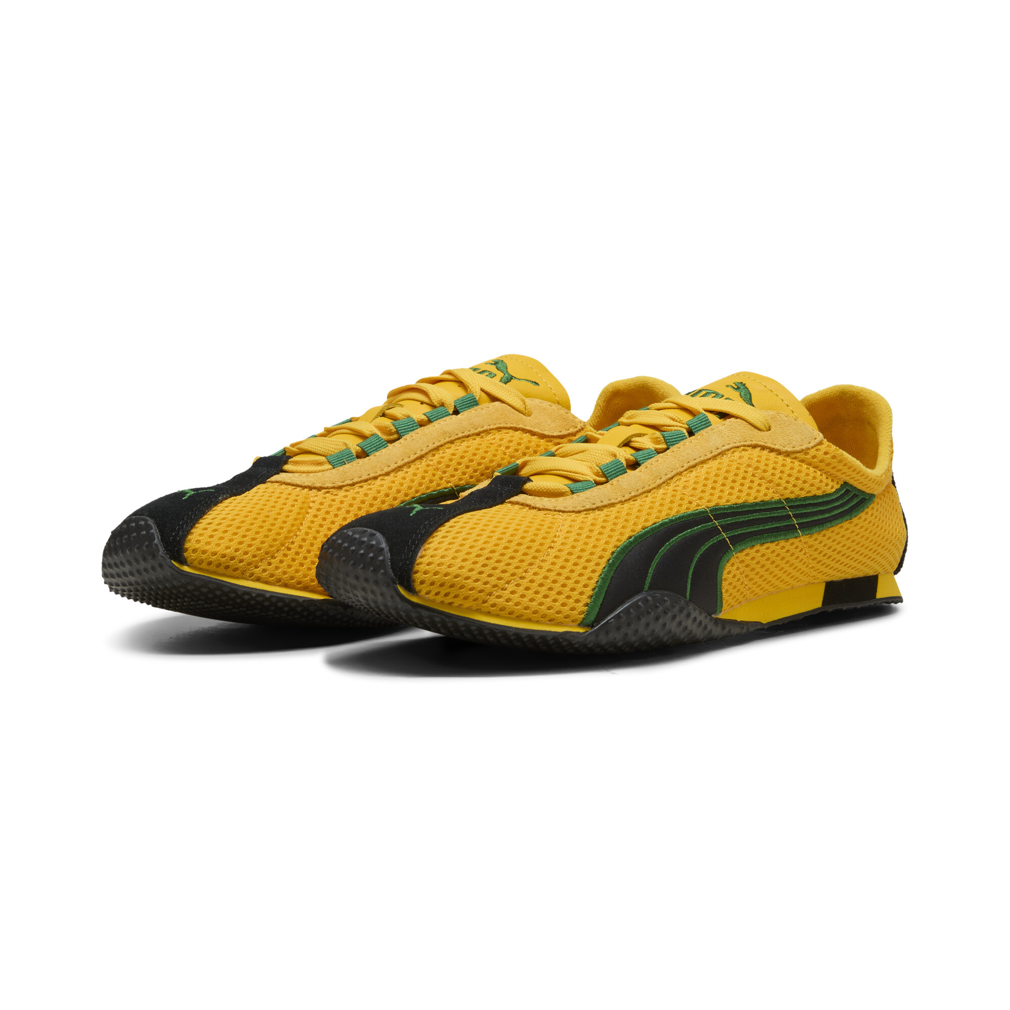 PUMA H-Street uniseks sneakers, Groen/Geel, Maat 36 thumbnail 6