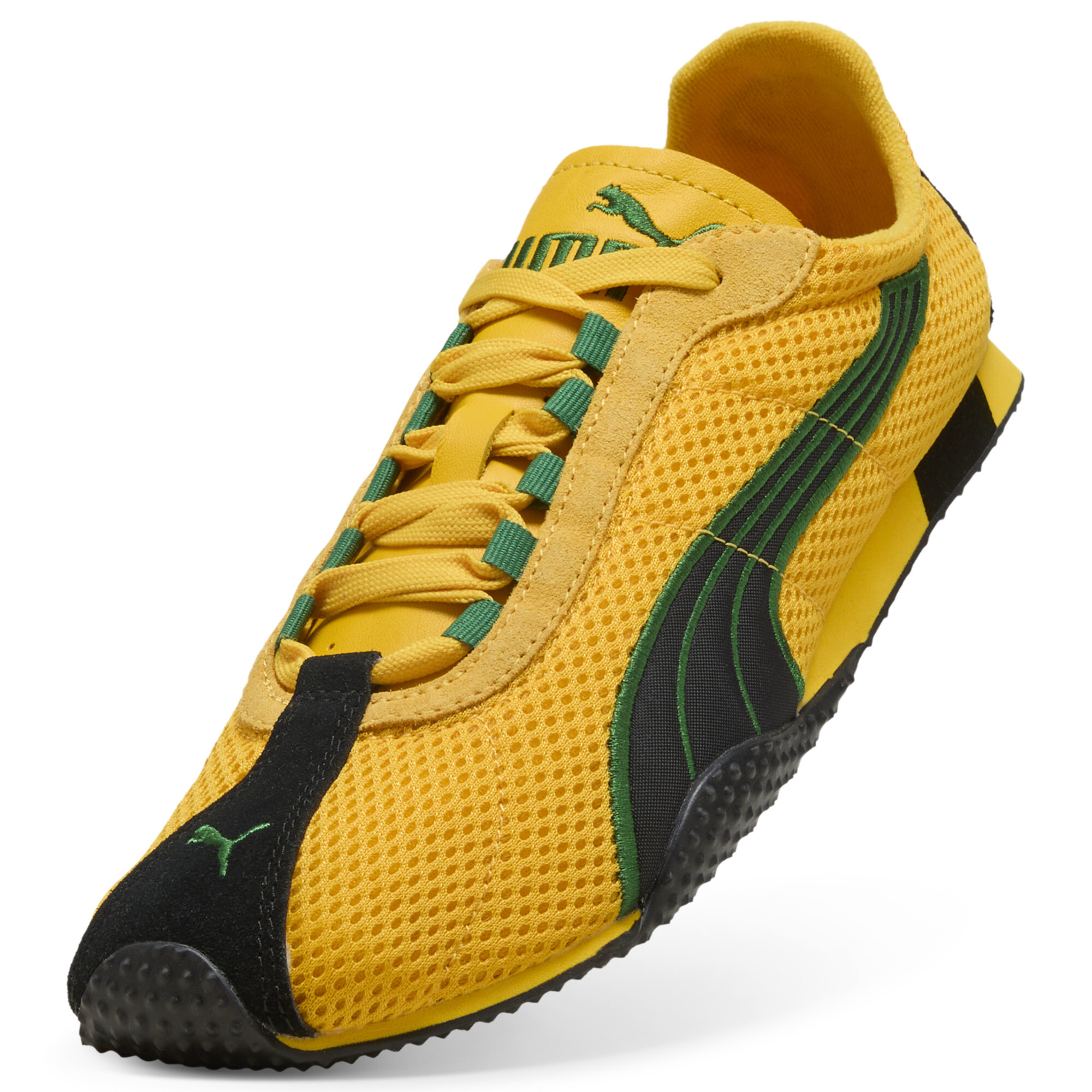 PUMA H-Street uniseks sneakers, Groen/Geel, Maat 36 thumbnail 2